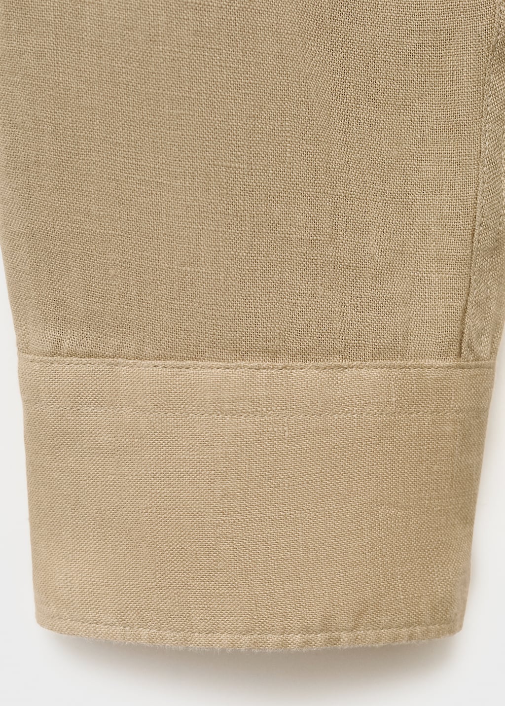 100% linen slim-fit shirt