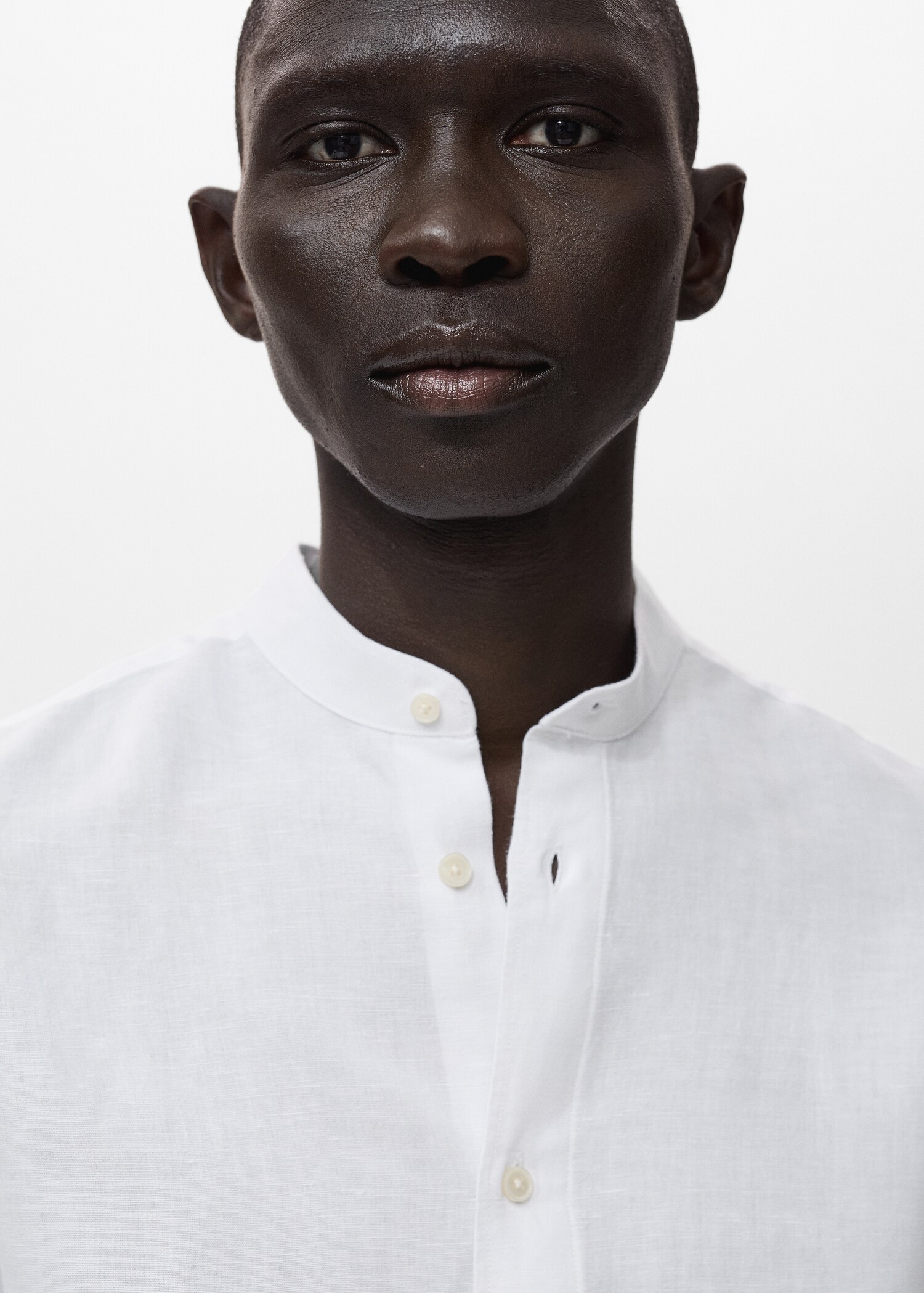 Chemise lin col mao - Détail de l'article 1