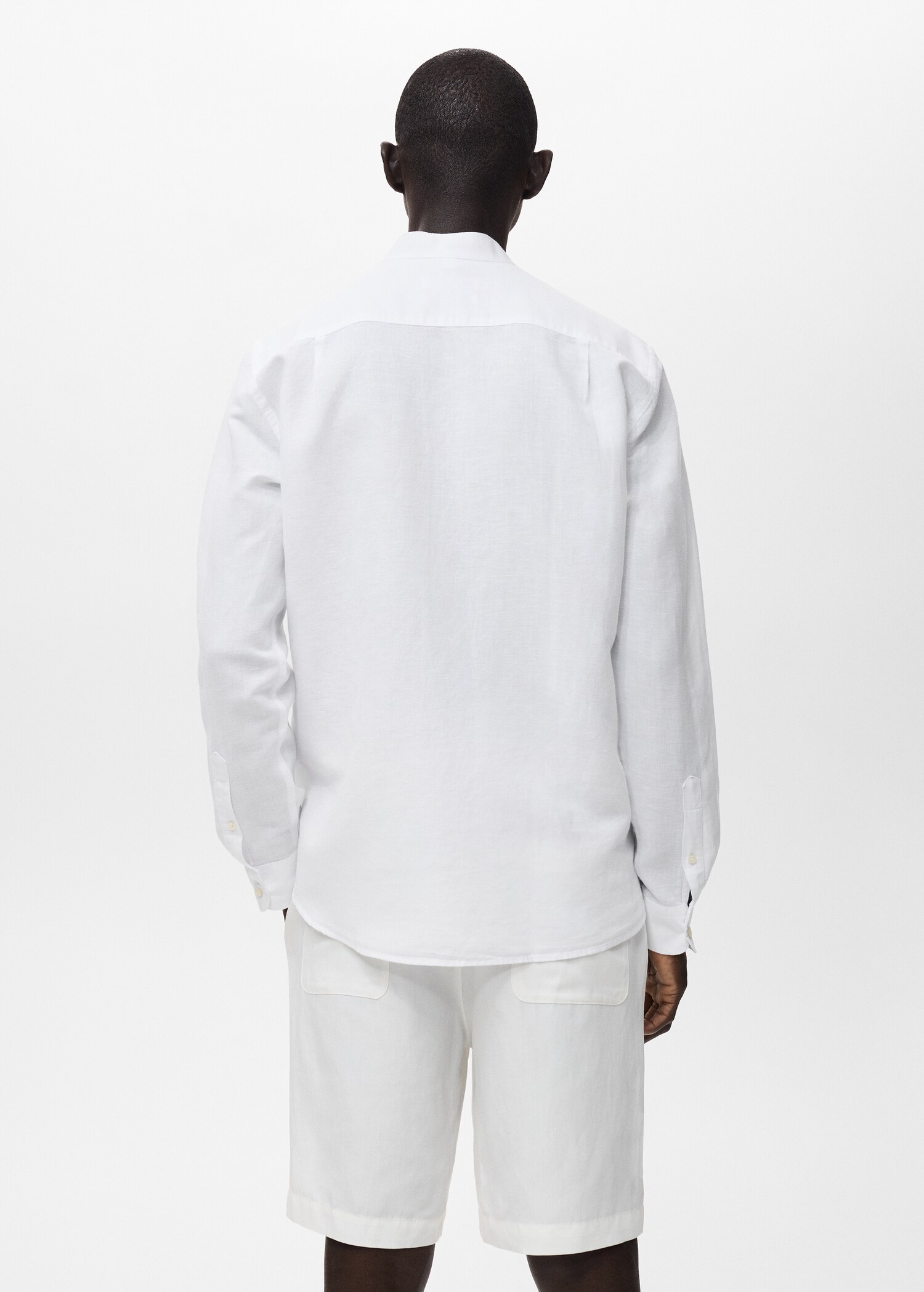 Chemise lin col mao - Verso de l’article