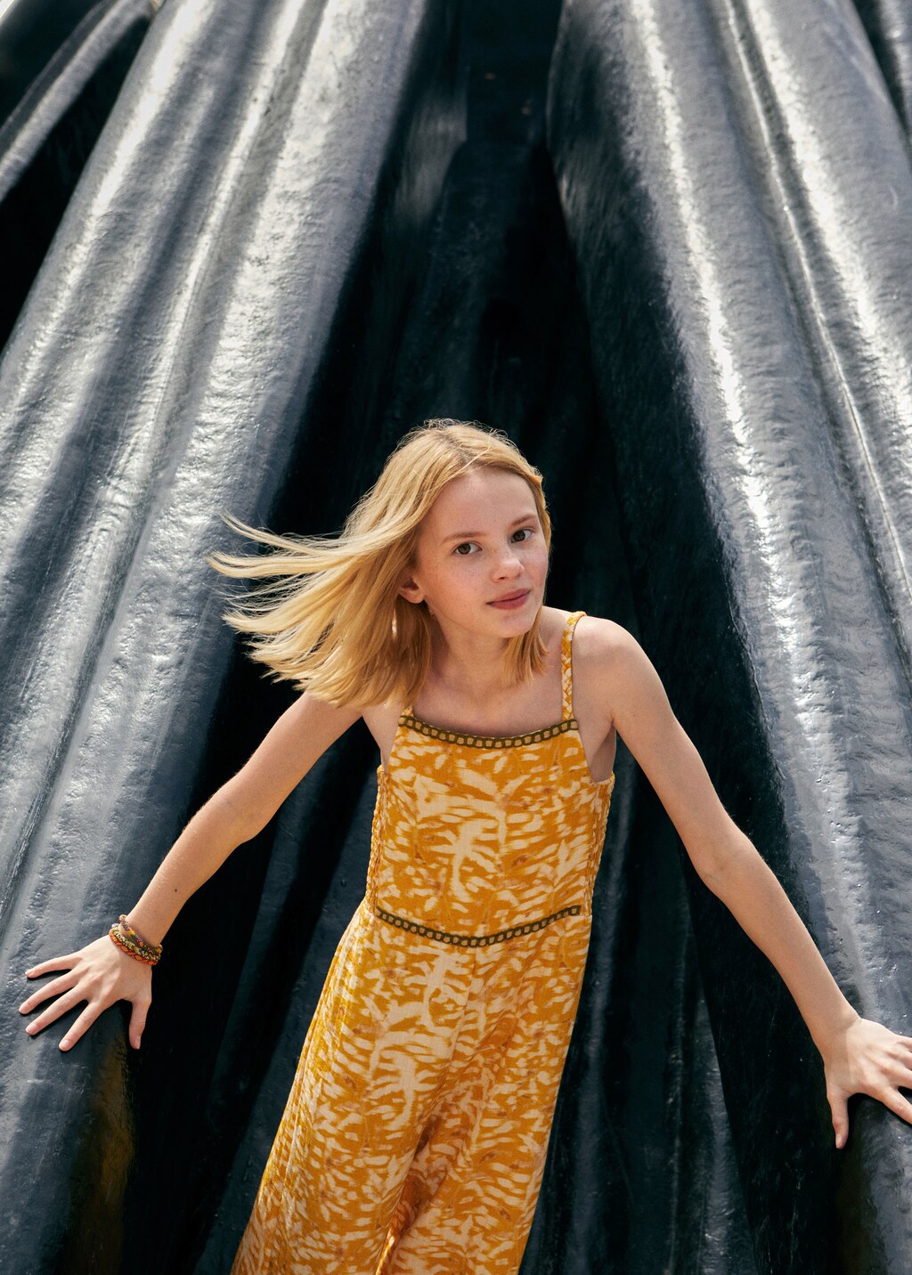 Tropical print jumpsuit