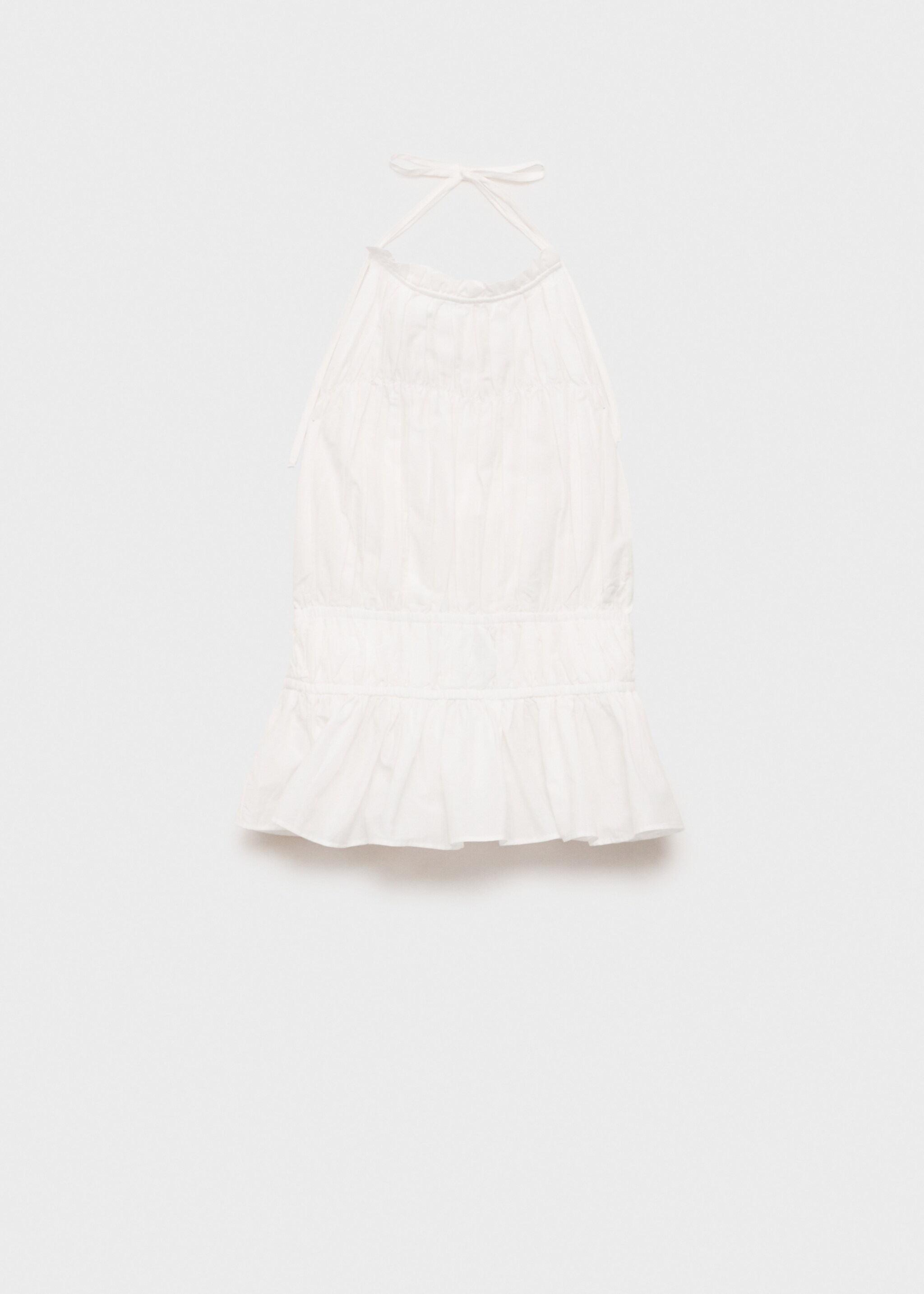 Top halter fruncidos - Artículo sin modelo
