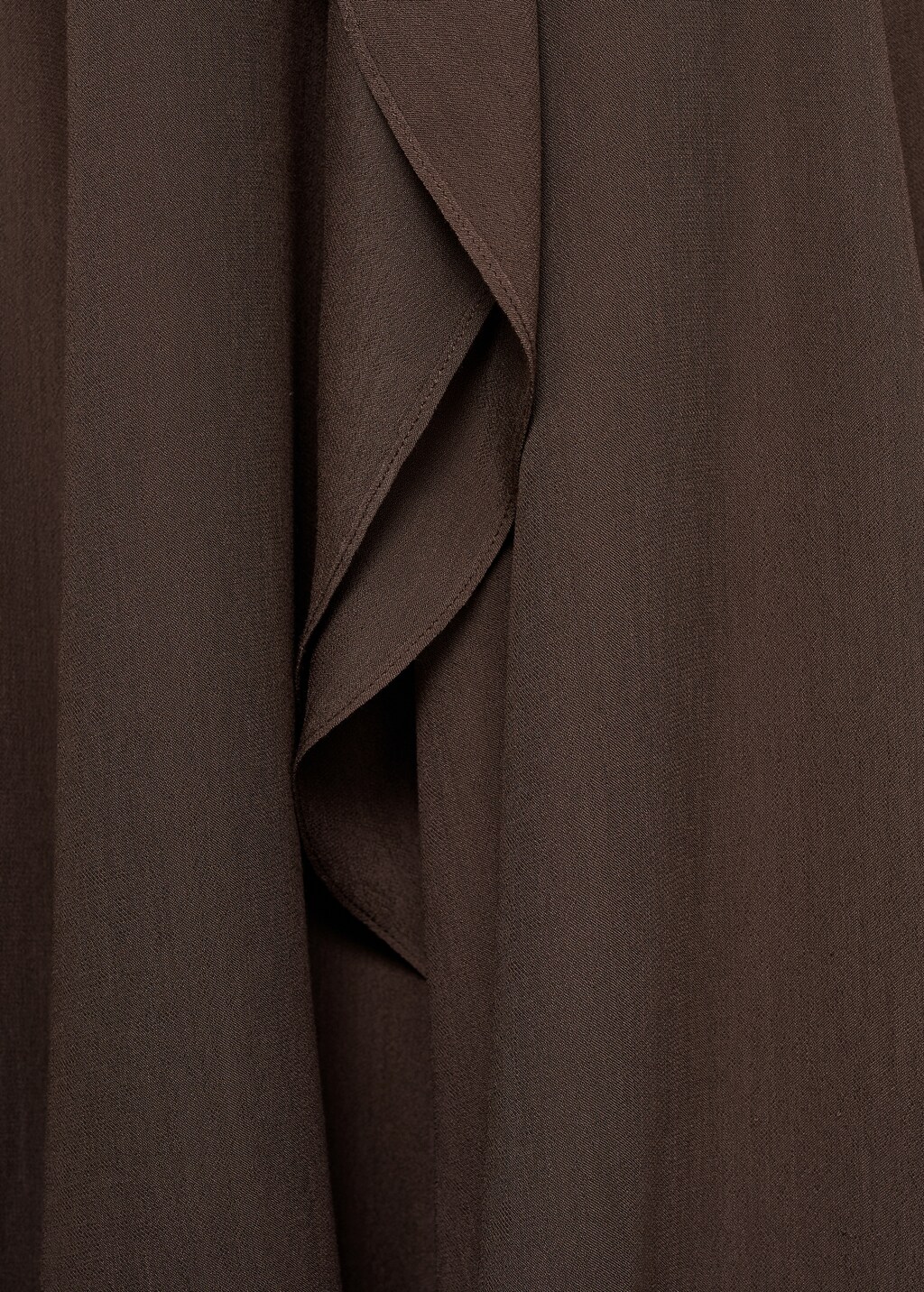 Maxi-skirt with ruffle detail