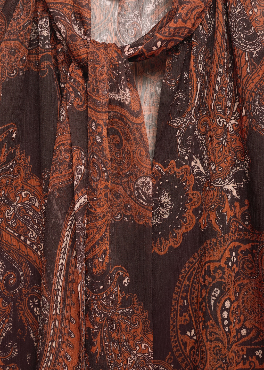 Paisley print blouse