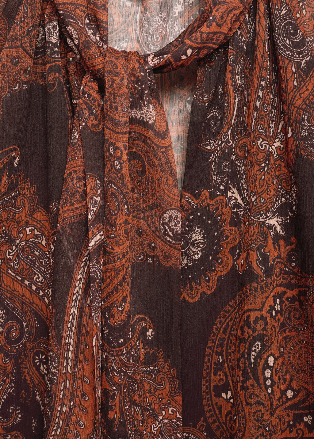 Paisley print blouse
