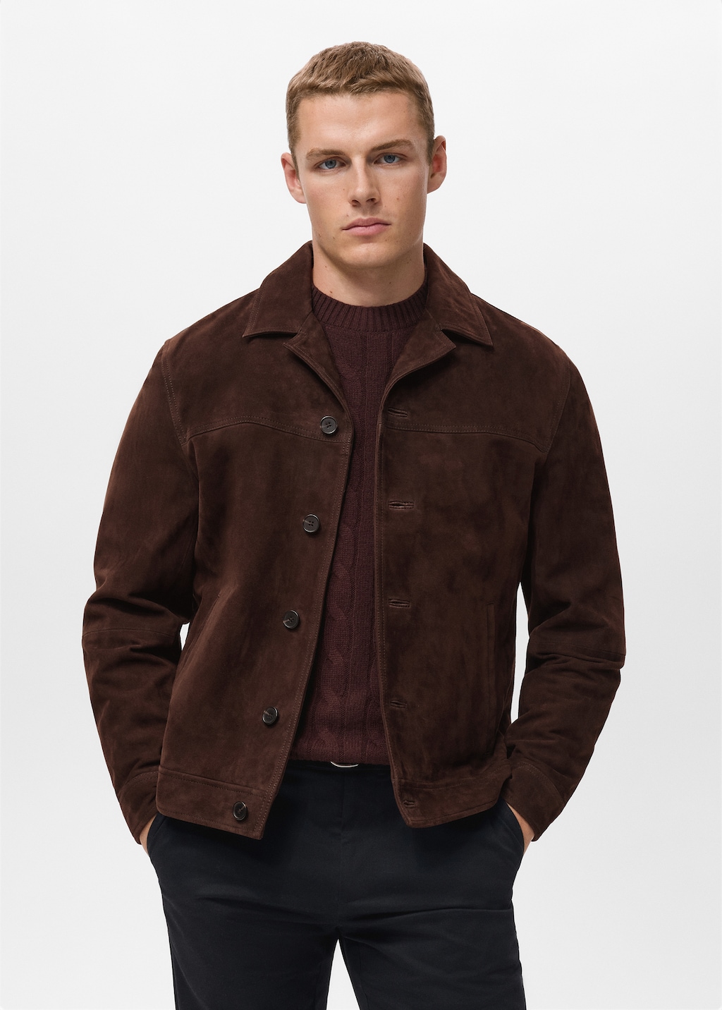 100% leather jacket with pockets