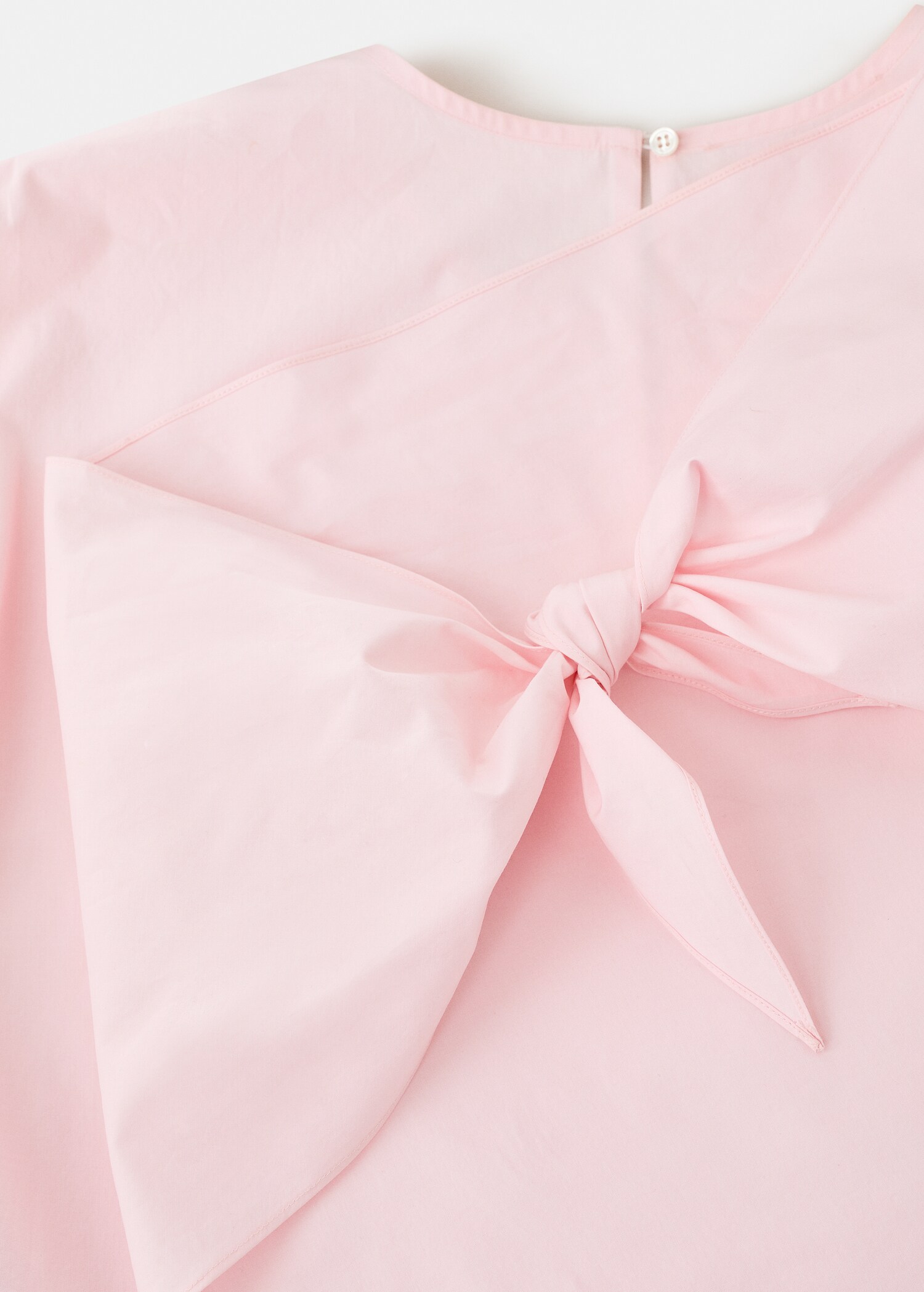Blouse en popeline avec foulard - Détail de l'article 8