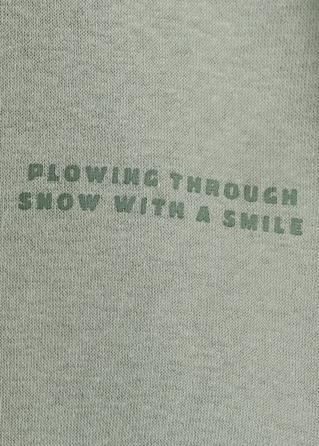 Printed embroidered sweatshirt