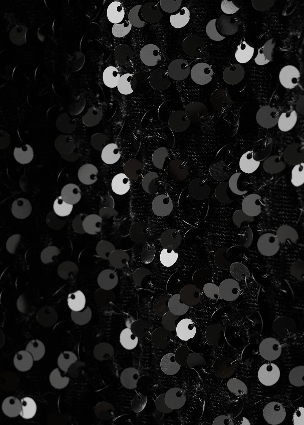 A-line skirt with sequins