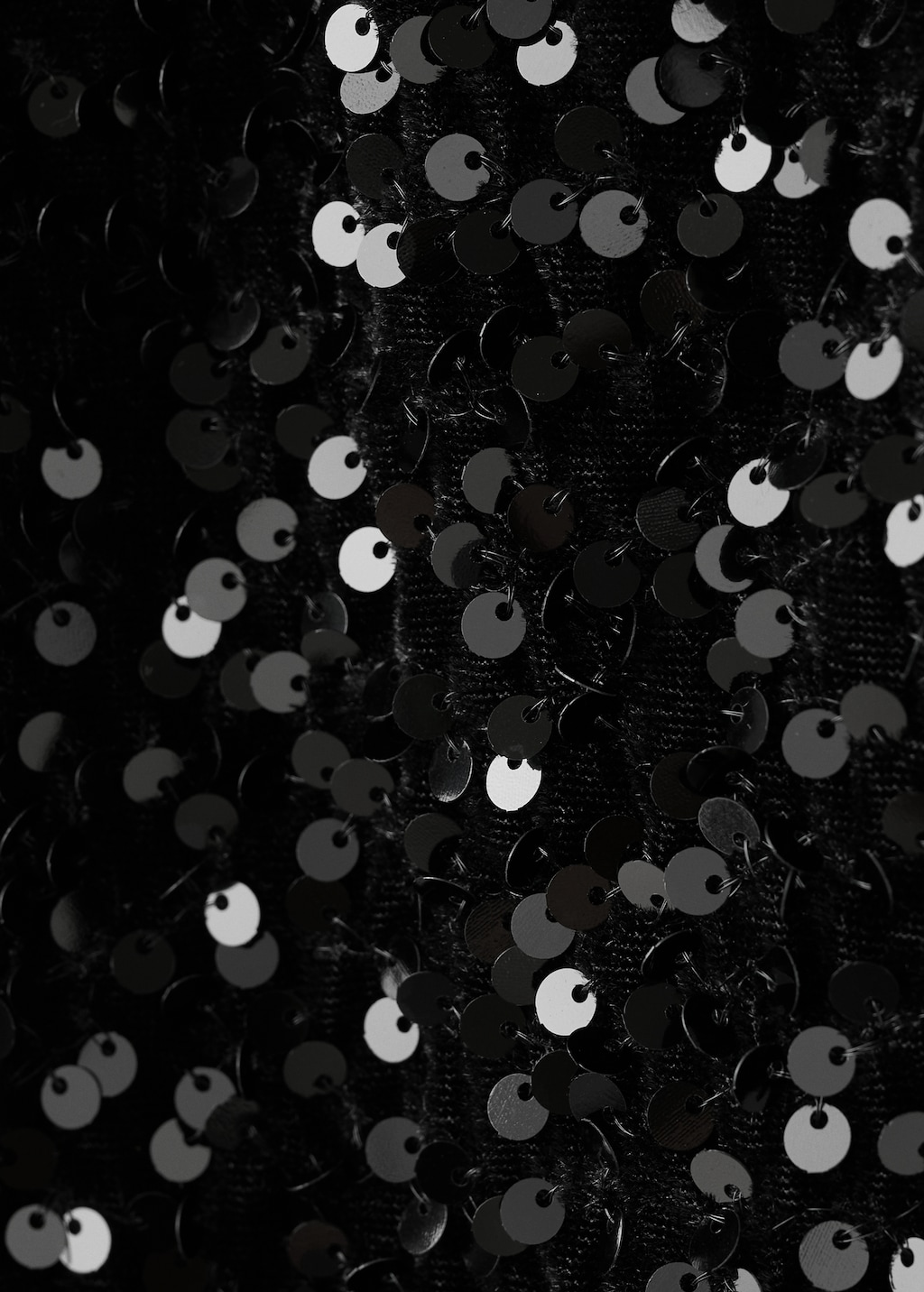 A-line skirt with sequins