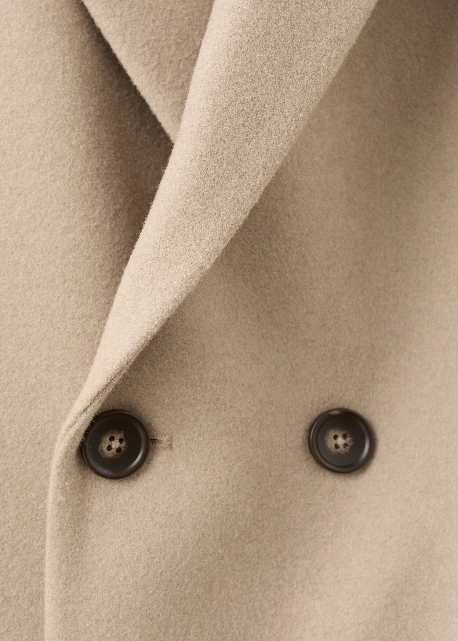 Long double-breasted wool coat - Details of the article 8