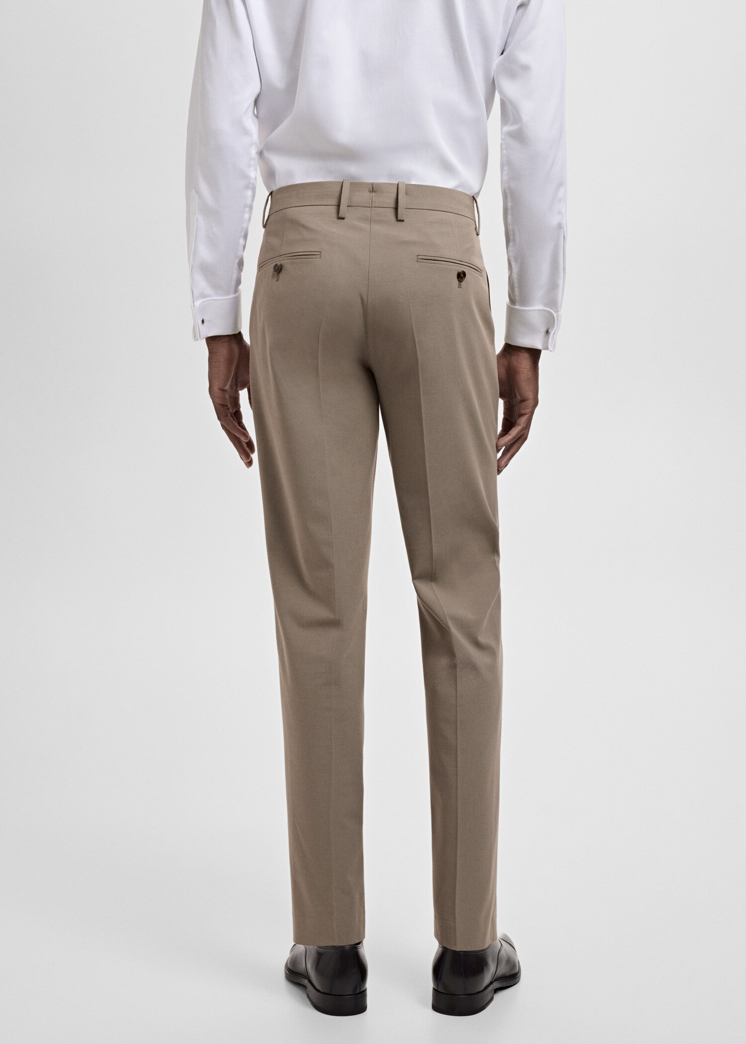 Milan slim-fit pantalon - Achterkant van het artikel