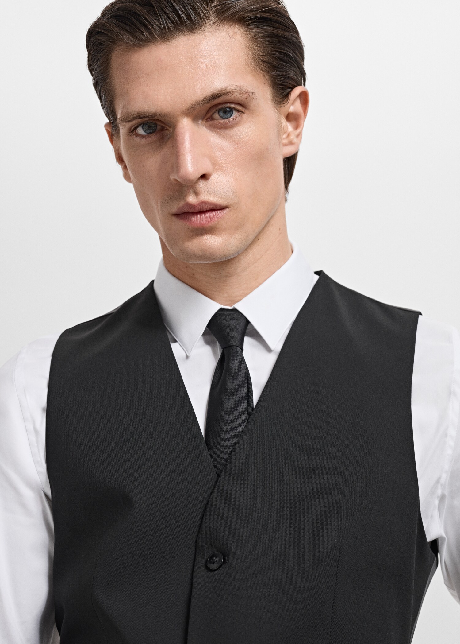 Paris super slim-fit suit vest - Details of the article 1