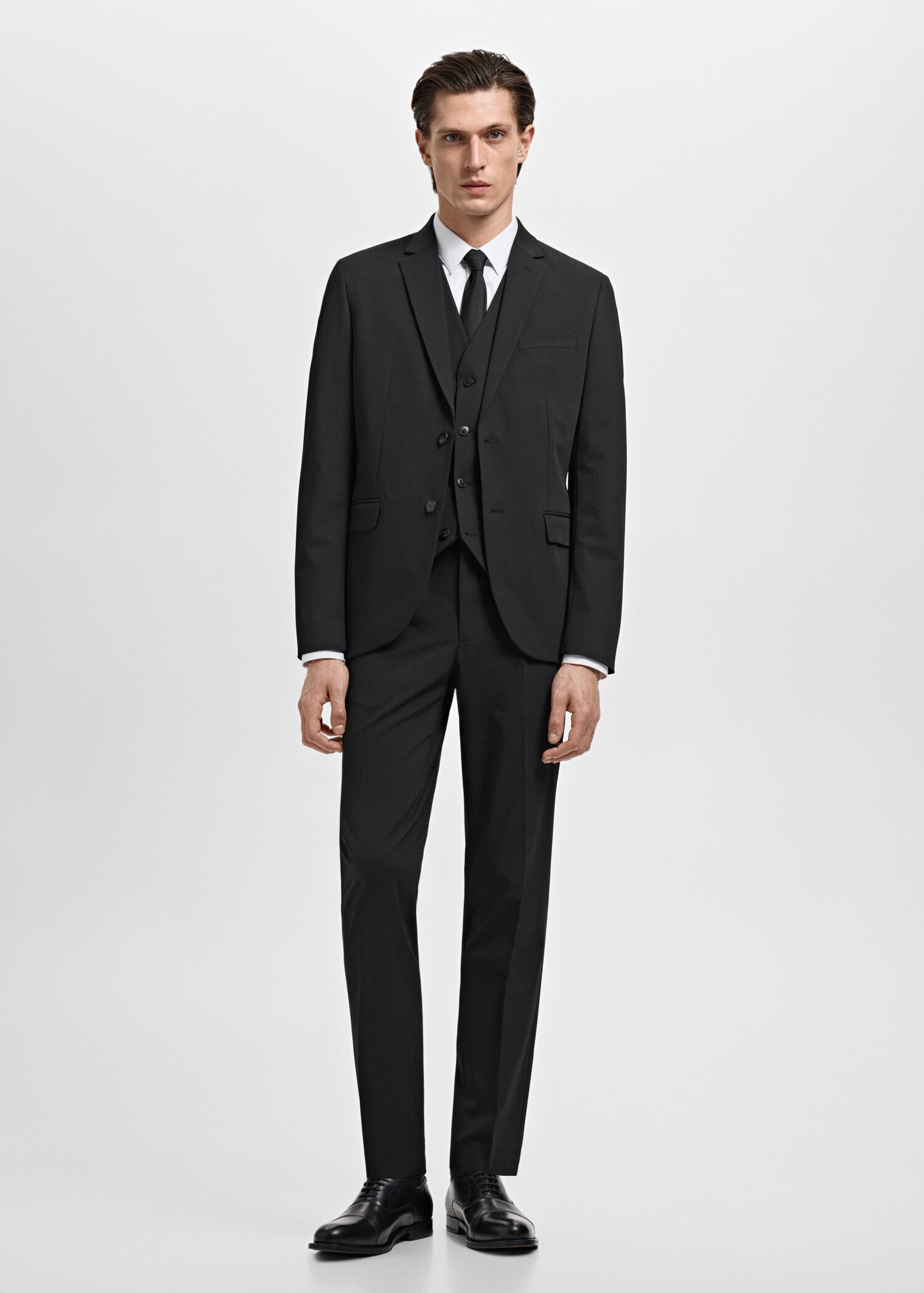 Paris super slim-fit suit vest - General plane