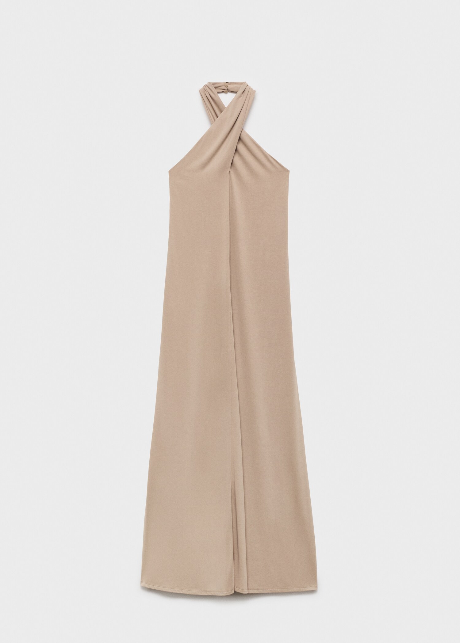 Vestit llarg halter creuat - Article sense model