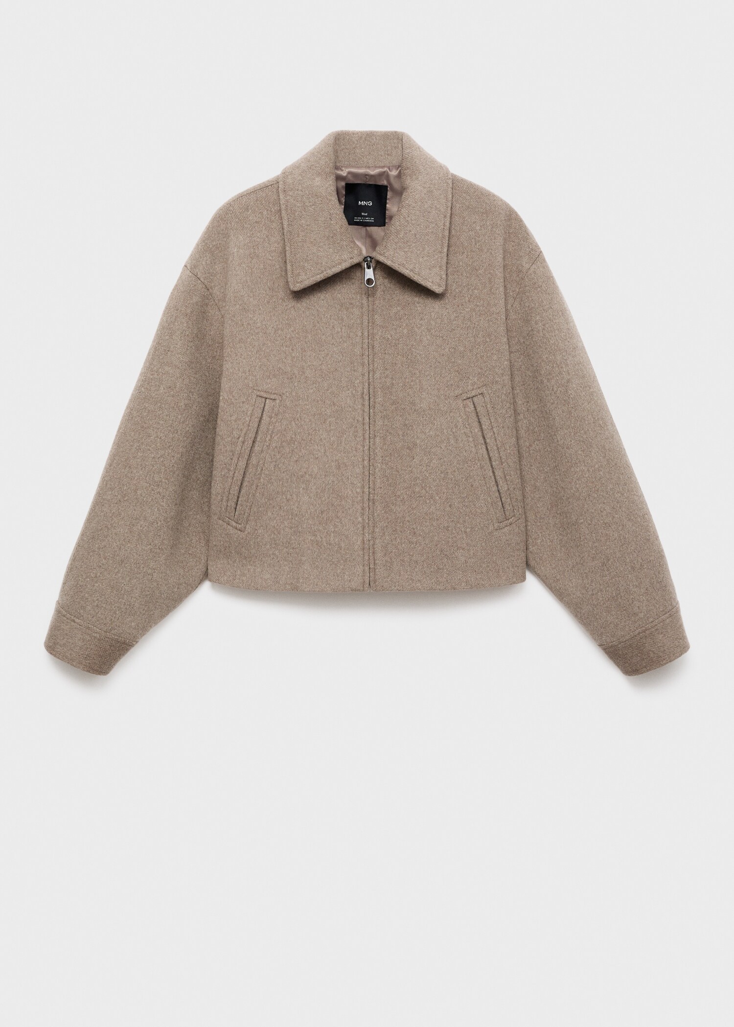 Wool bomber jacket - Article without model