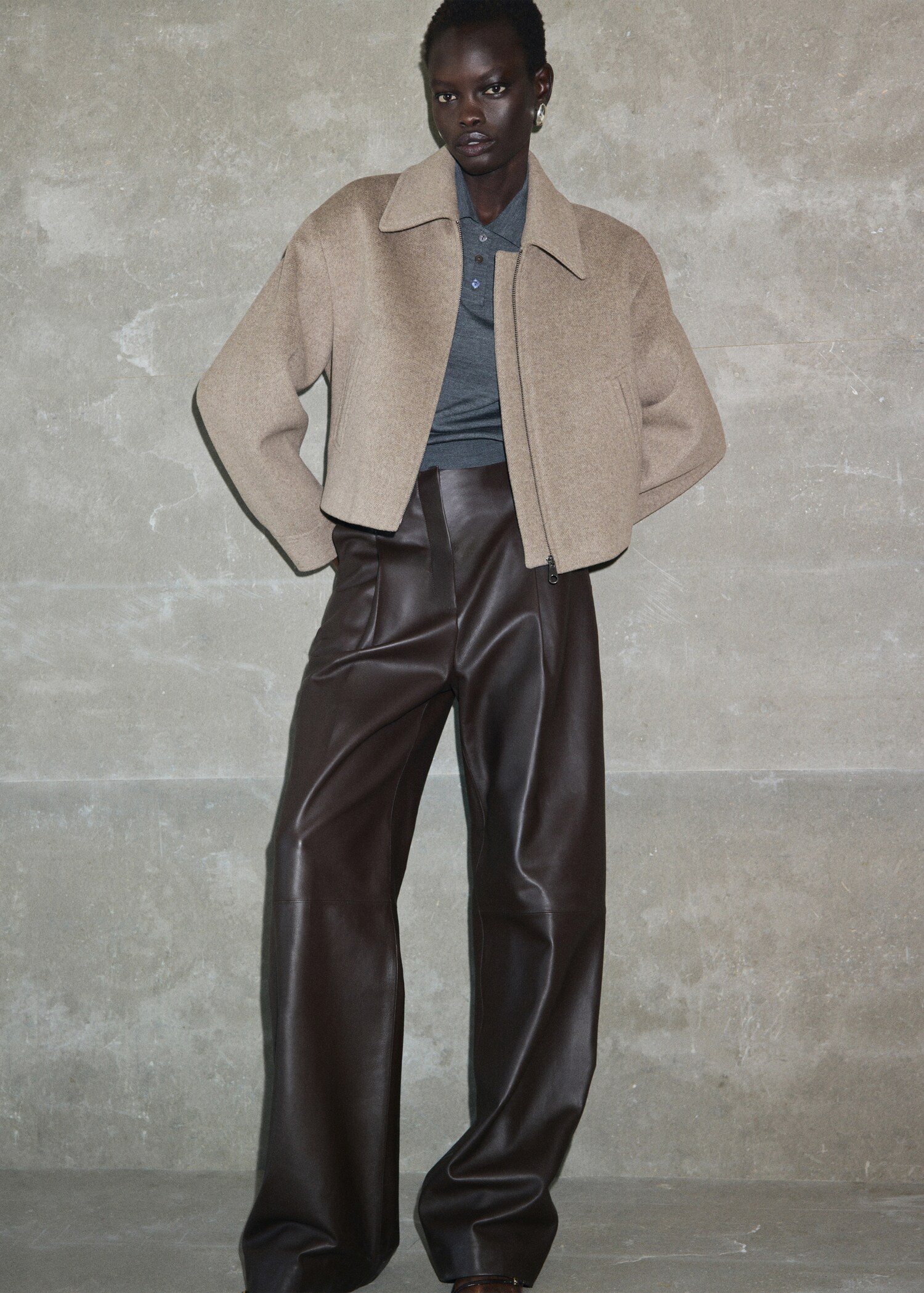 Wool bomber jacket - General plane