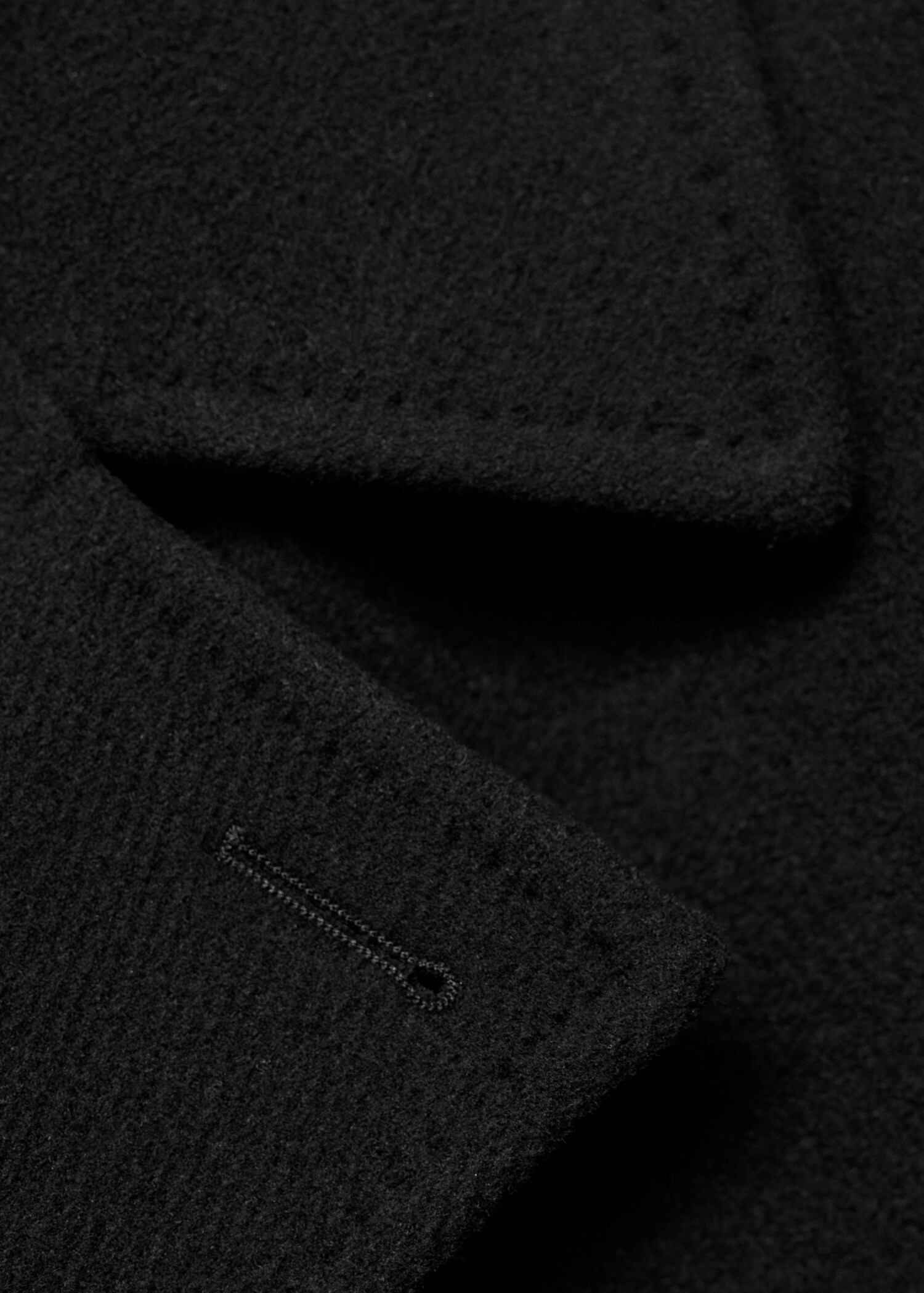 Wool double-breasted coat with buttons - Details of the article 8