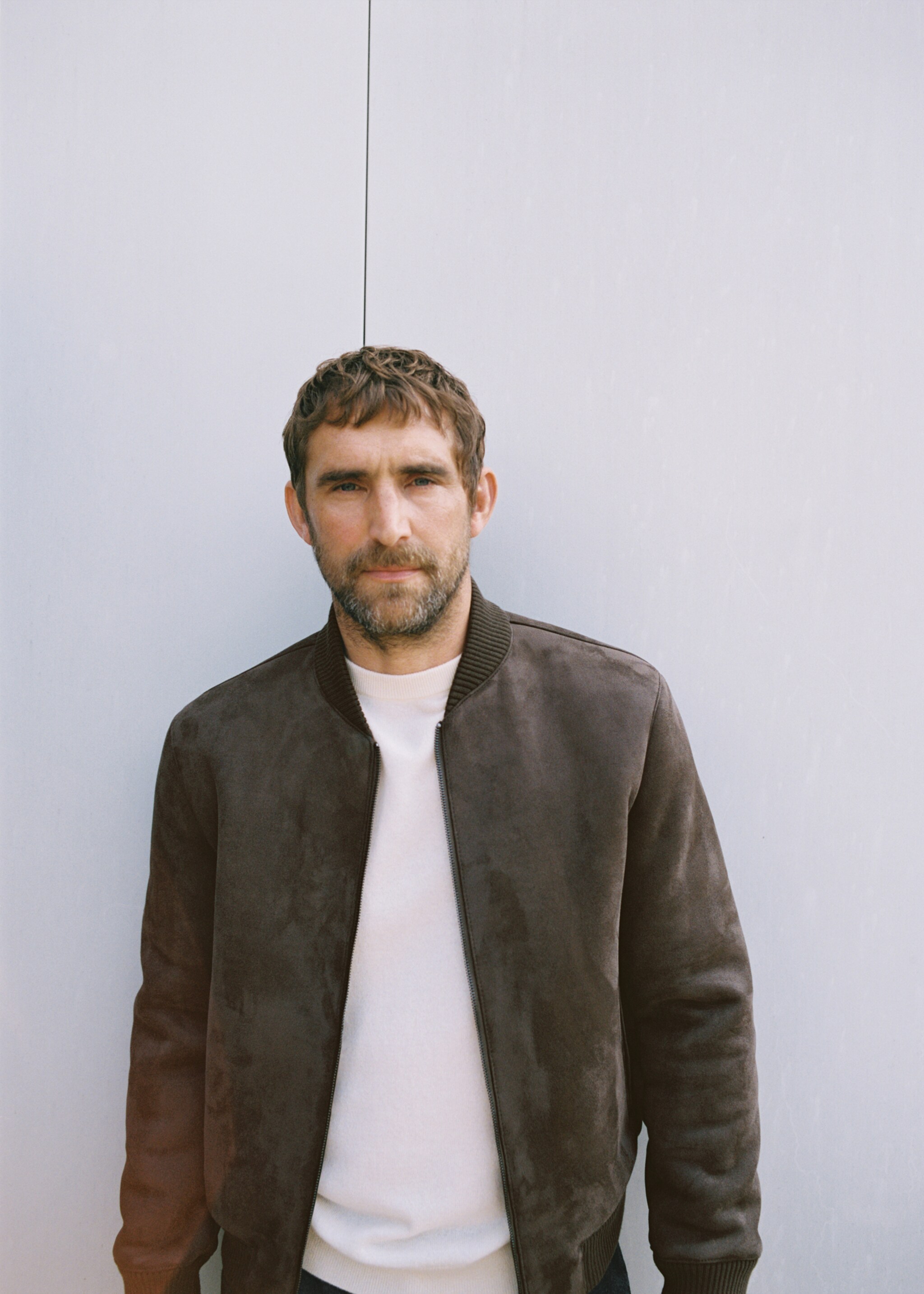 Suede-effect bomber jacket - Details of the article 3