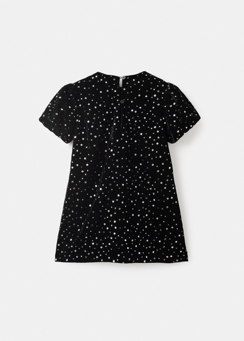 Short dress with sequins