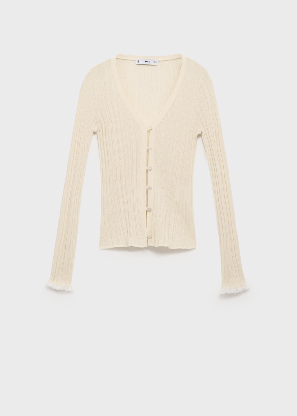 Contrast trim cardigan