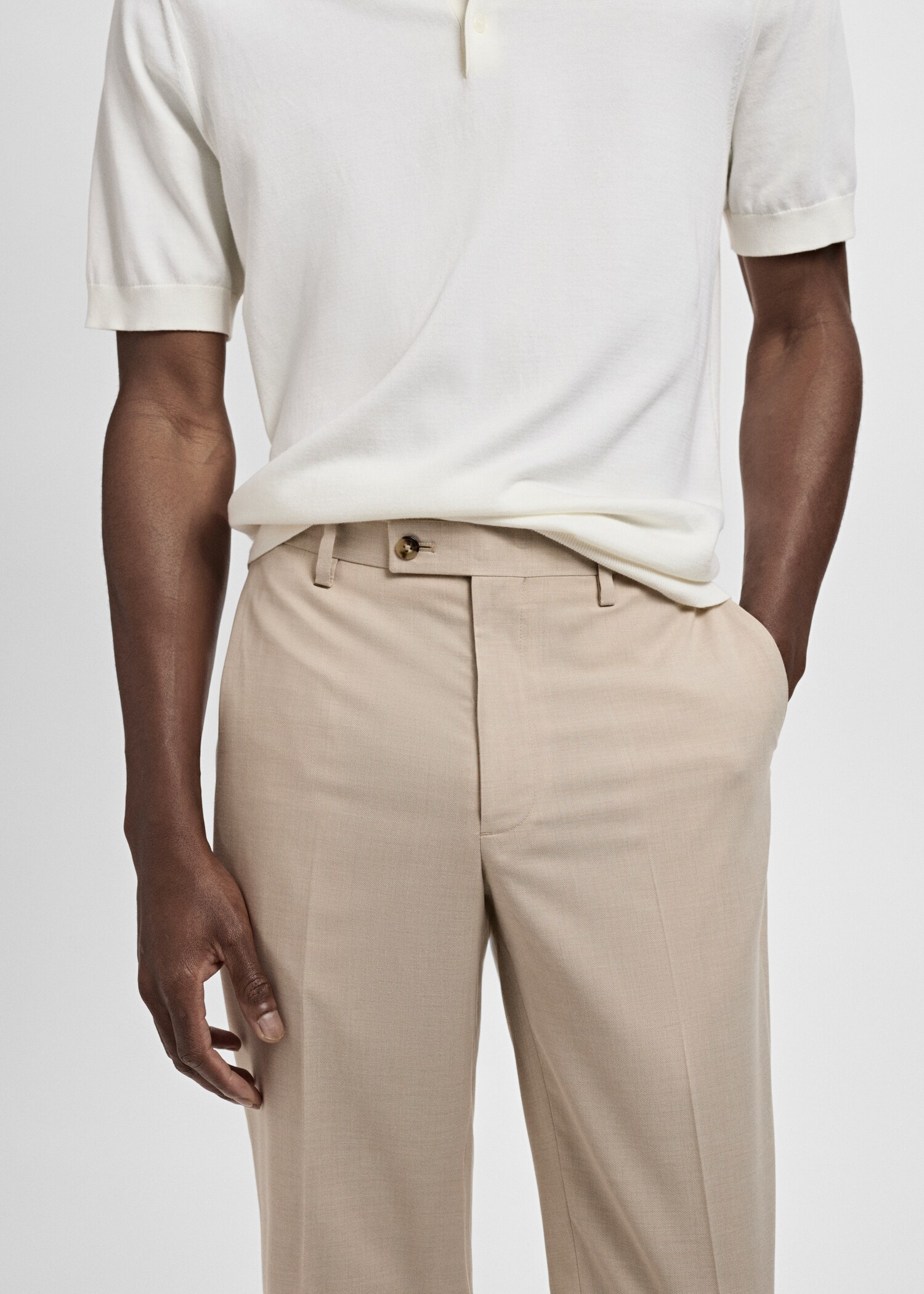Milan slim-fit pantalon - Detail van het artikel 1