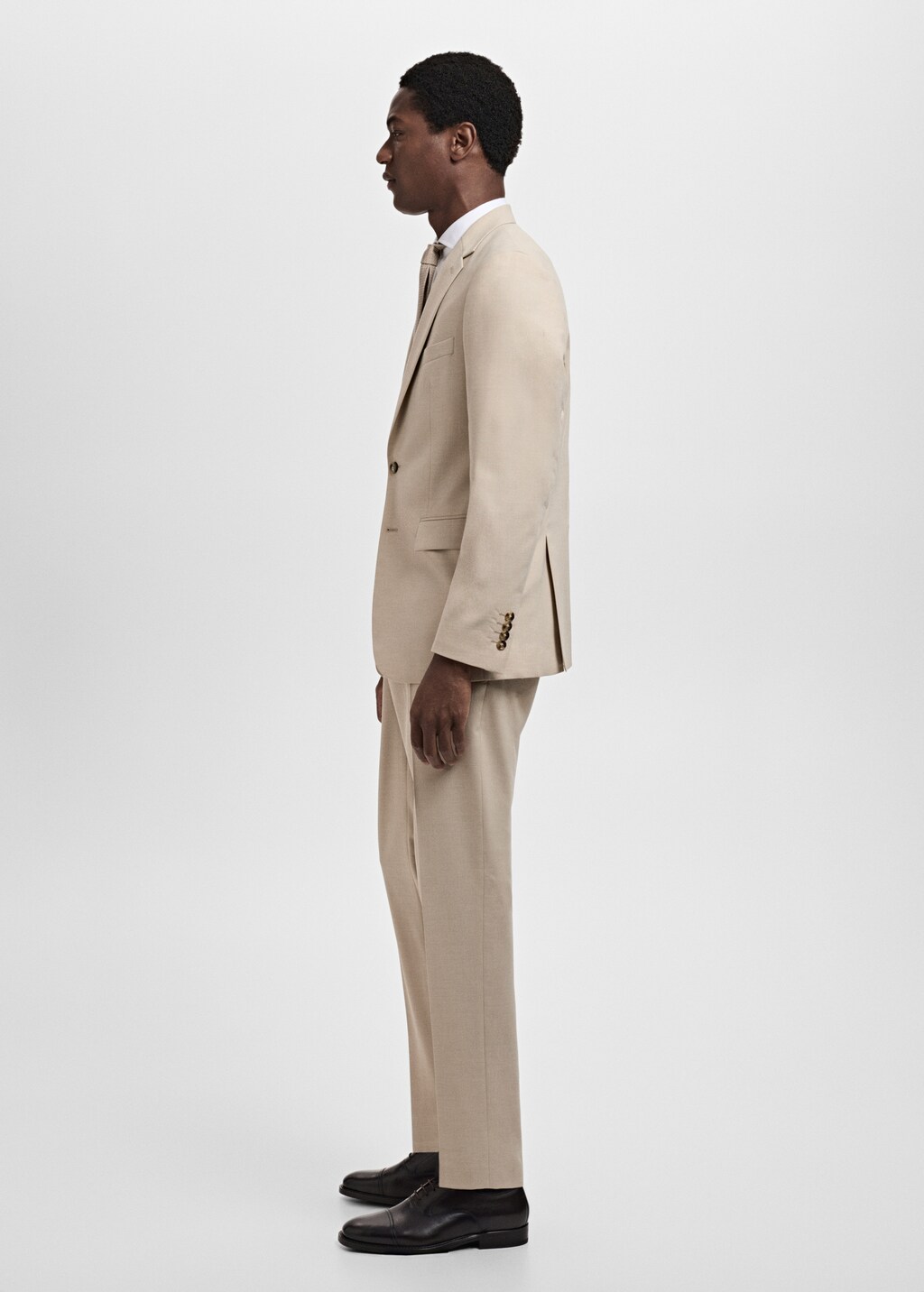 Milan slim-fit suit pants