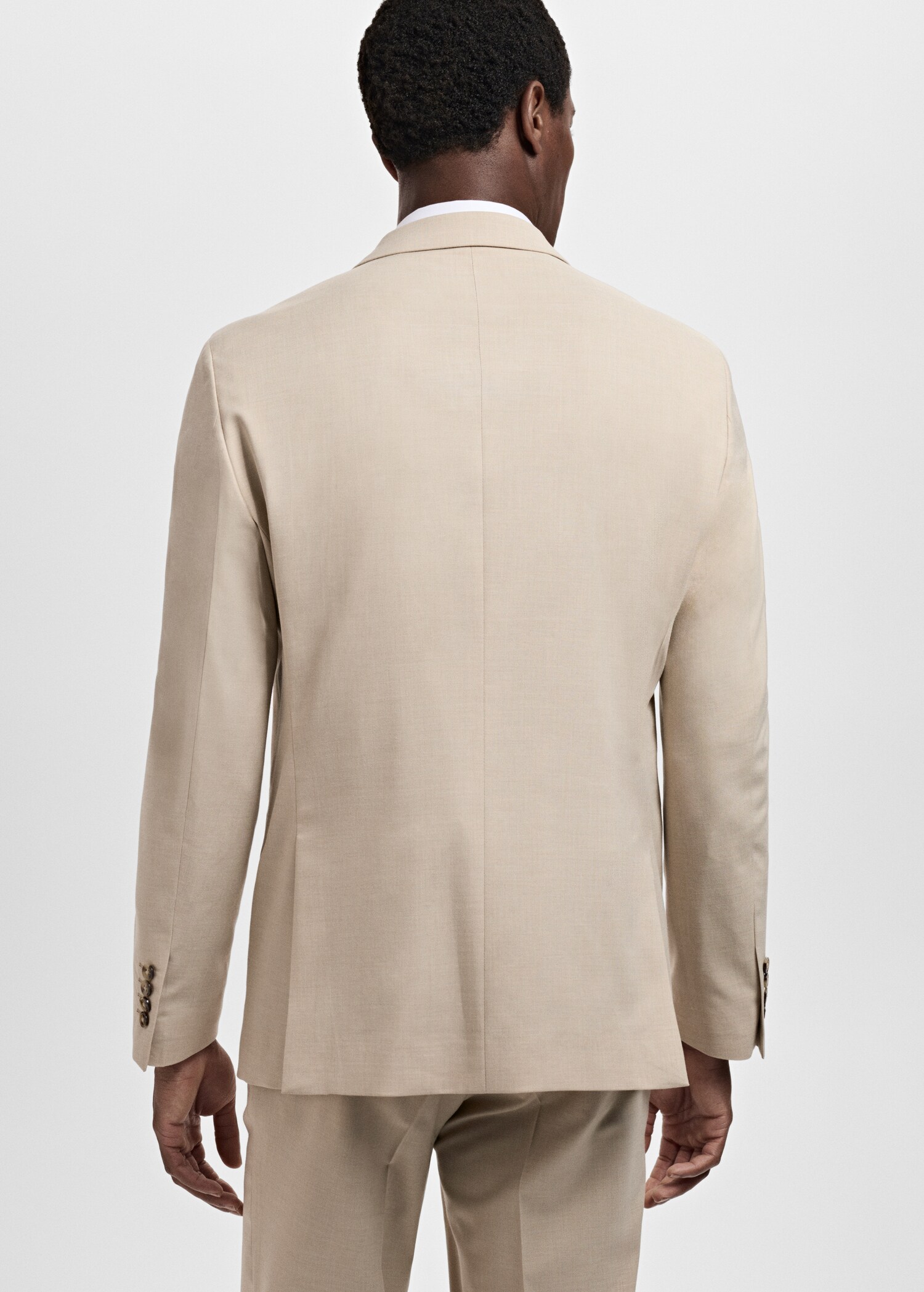 Milan slim-fit suit trousers - Reverse of the article