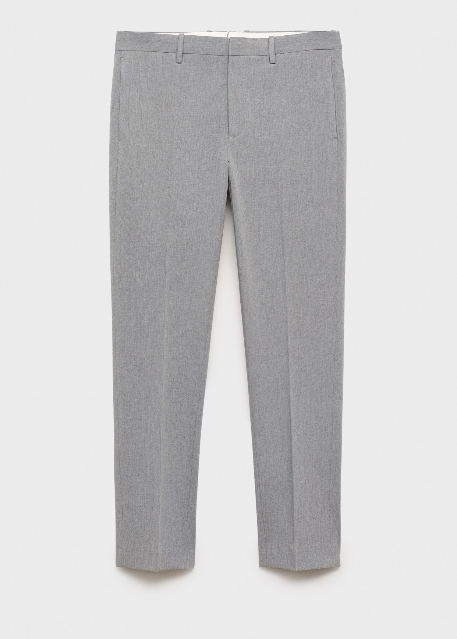 Stretch fabric super slim-fit suit trousers - Article without model