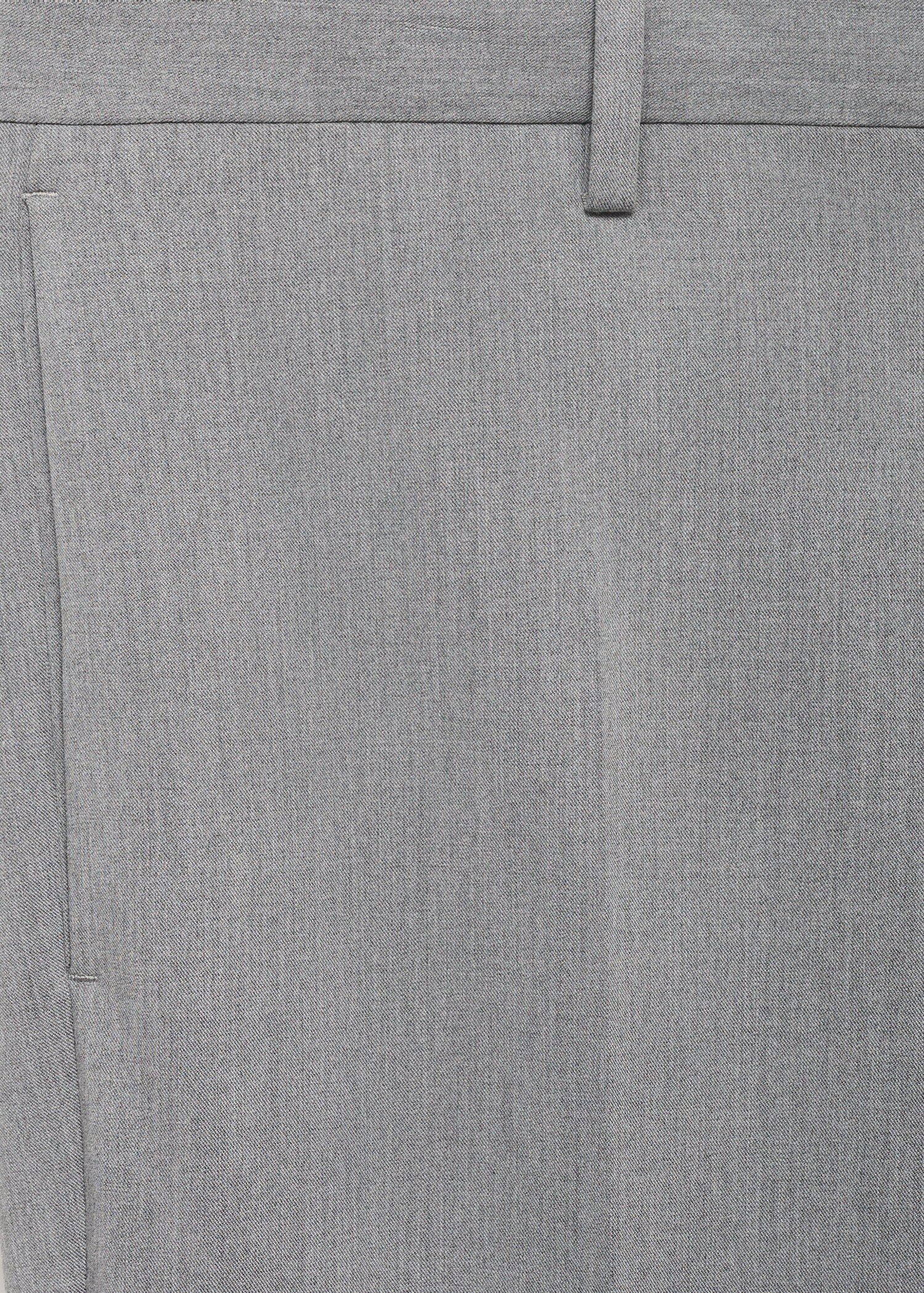 Stretch fabric super slim-fit suit trousers - Details of the article 0