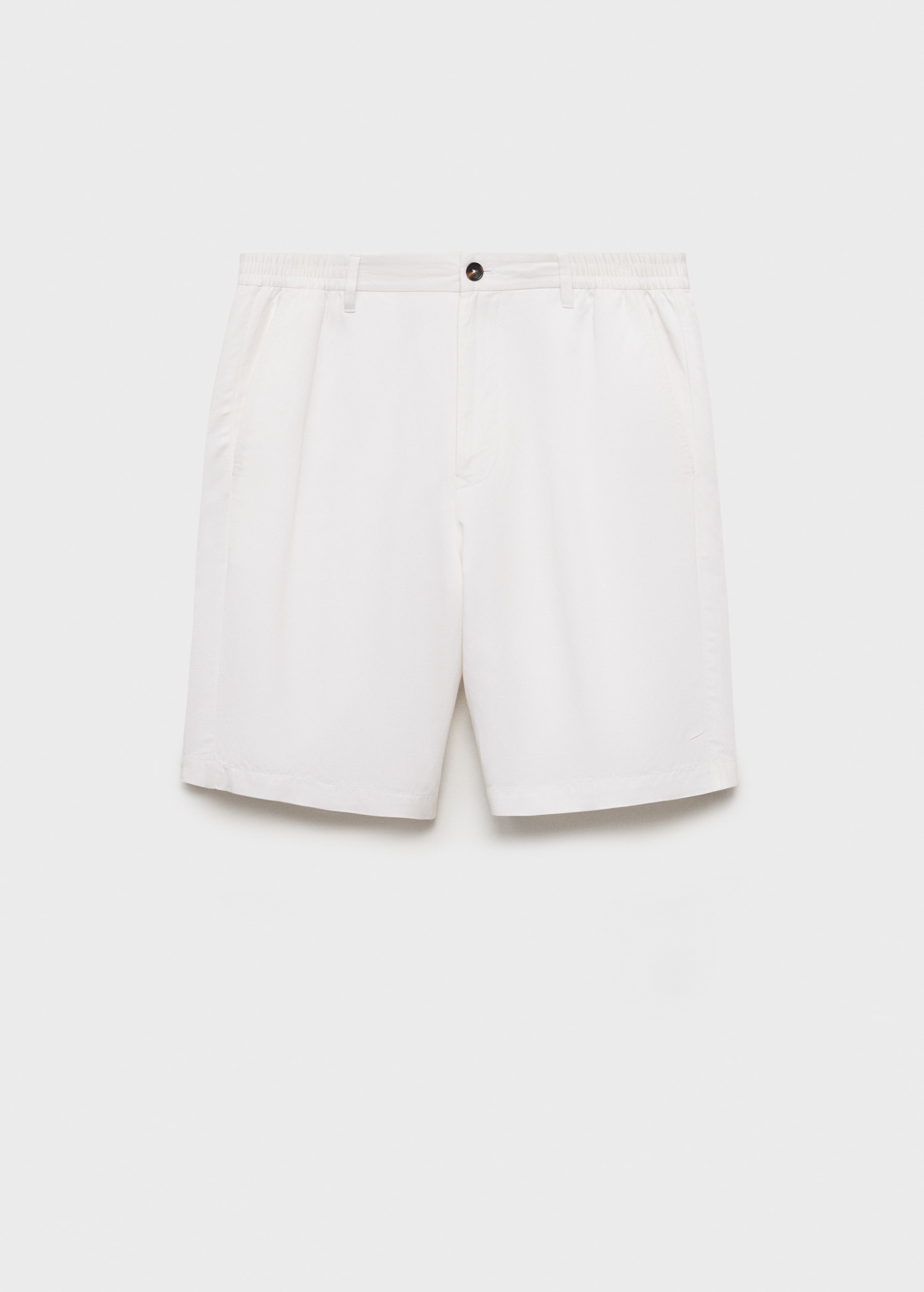 Bermudas mezcla lino cintura elástica - Artículo sin modelo