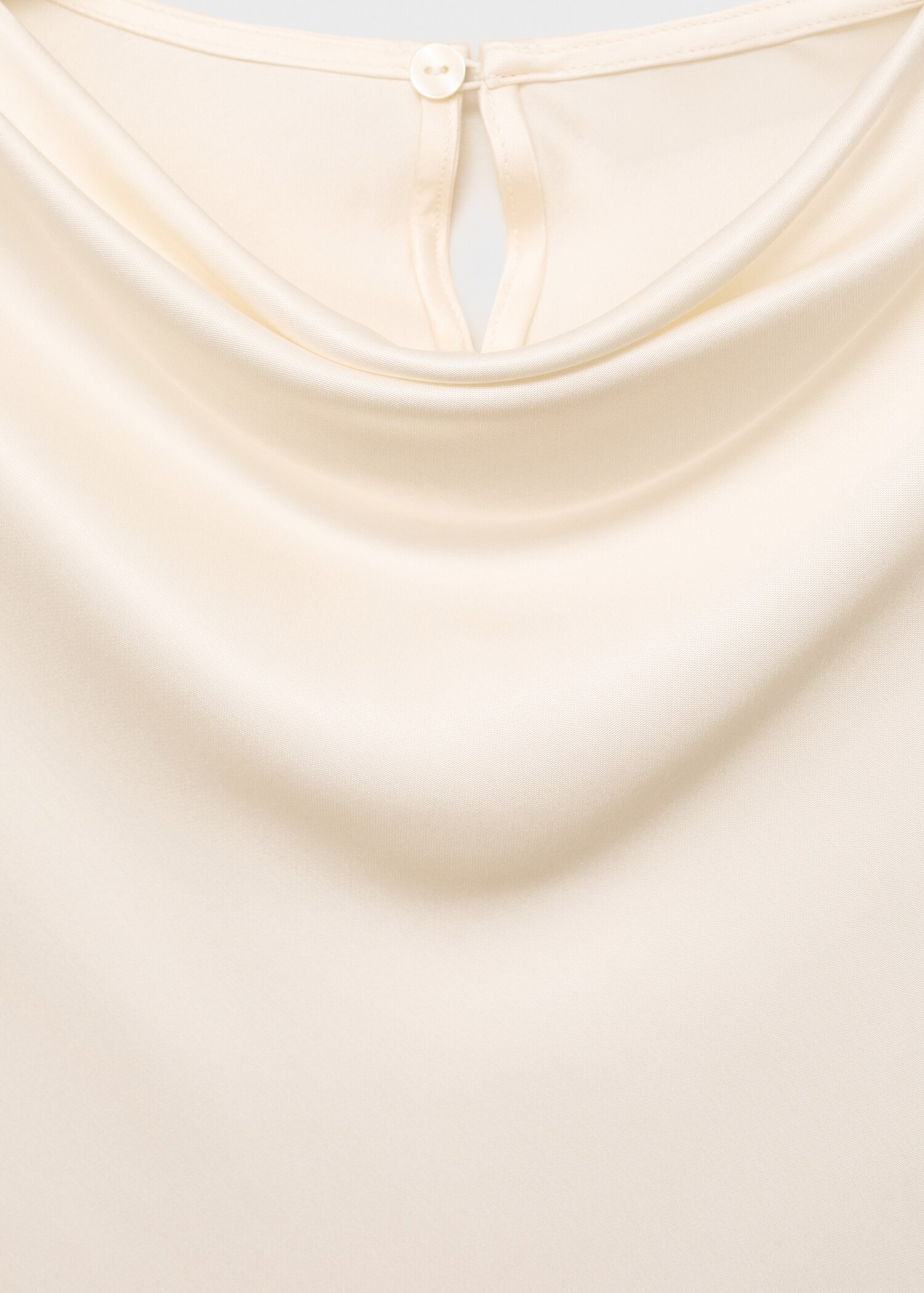 Satin blouse with draped neck - Details of the article 8