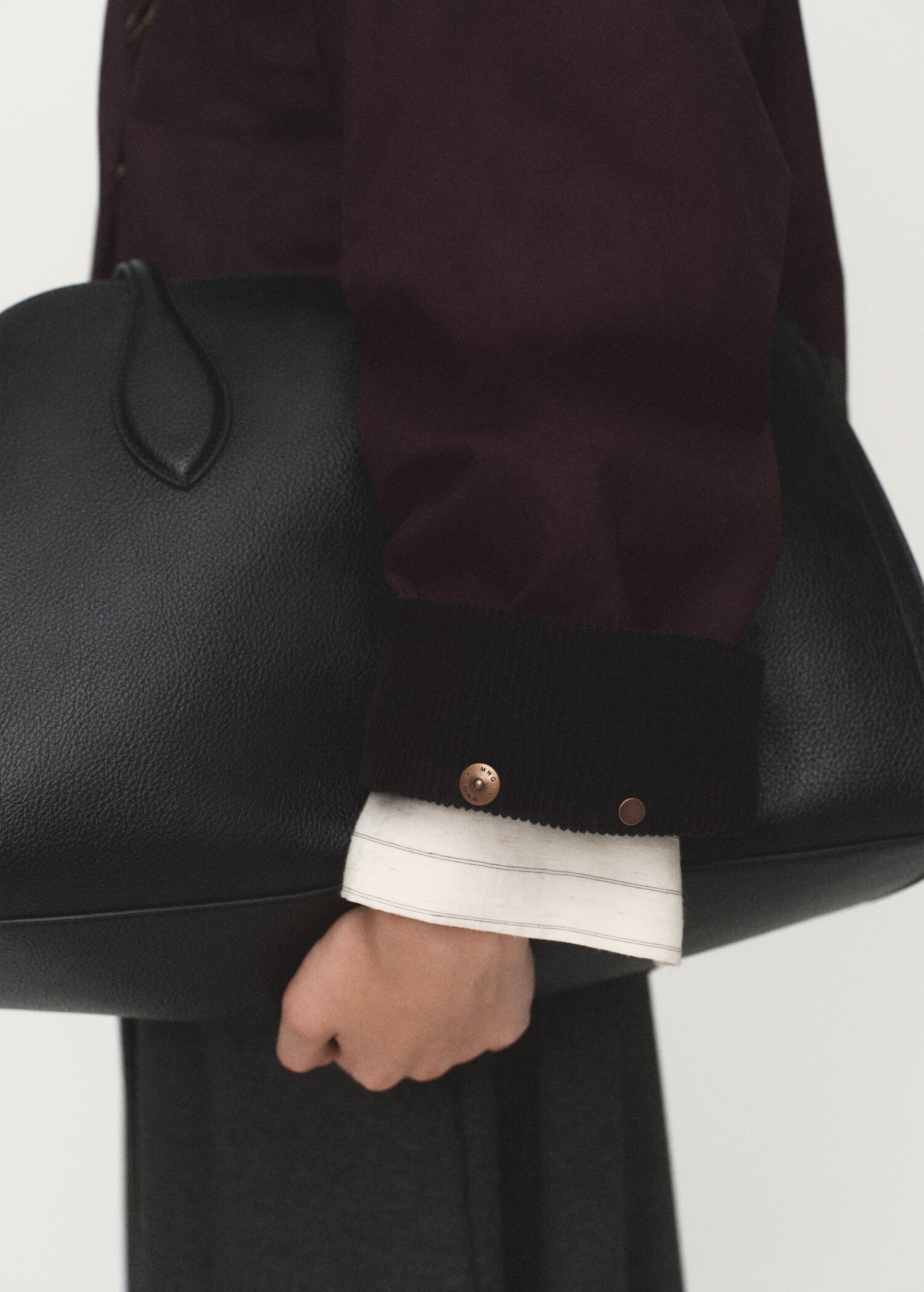 Cotton parka with corduroy collar - Details of the article 4