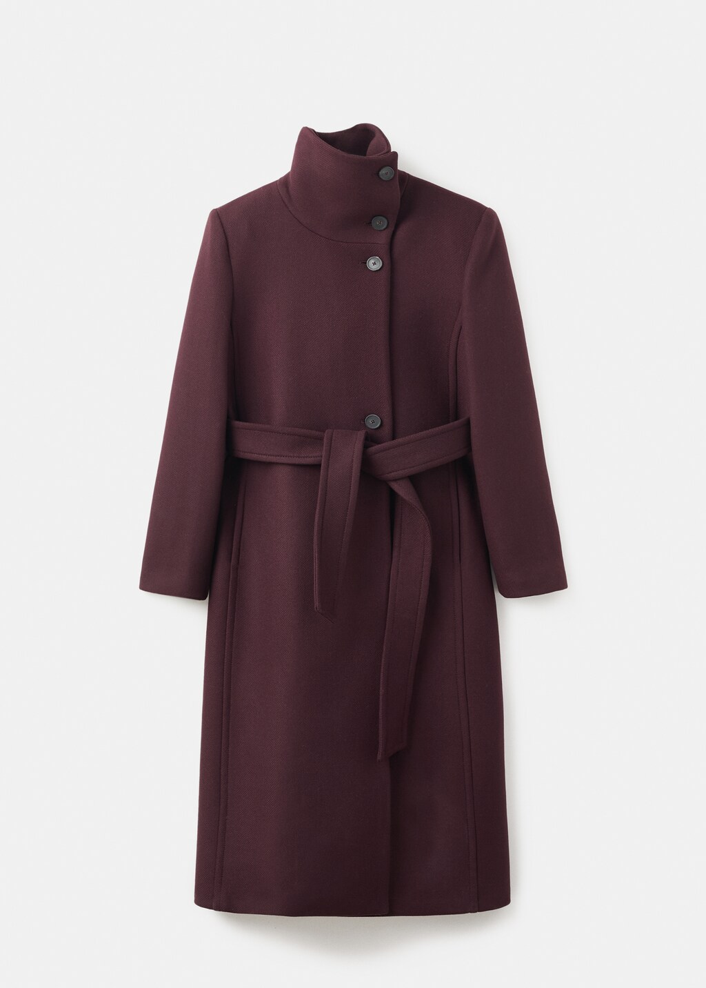 Manteco wool coat with belt