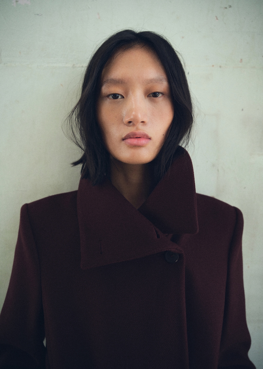 Manteco wool coat with belt