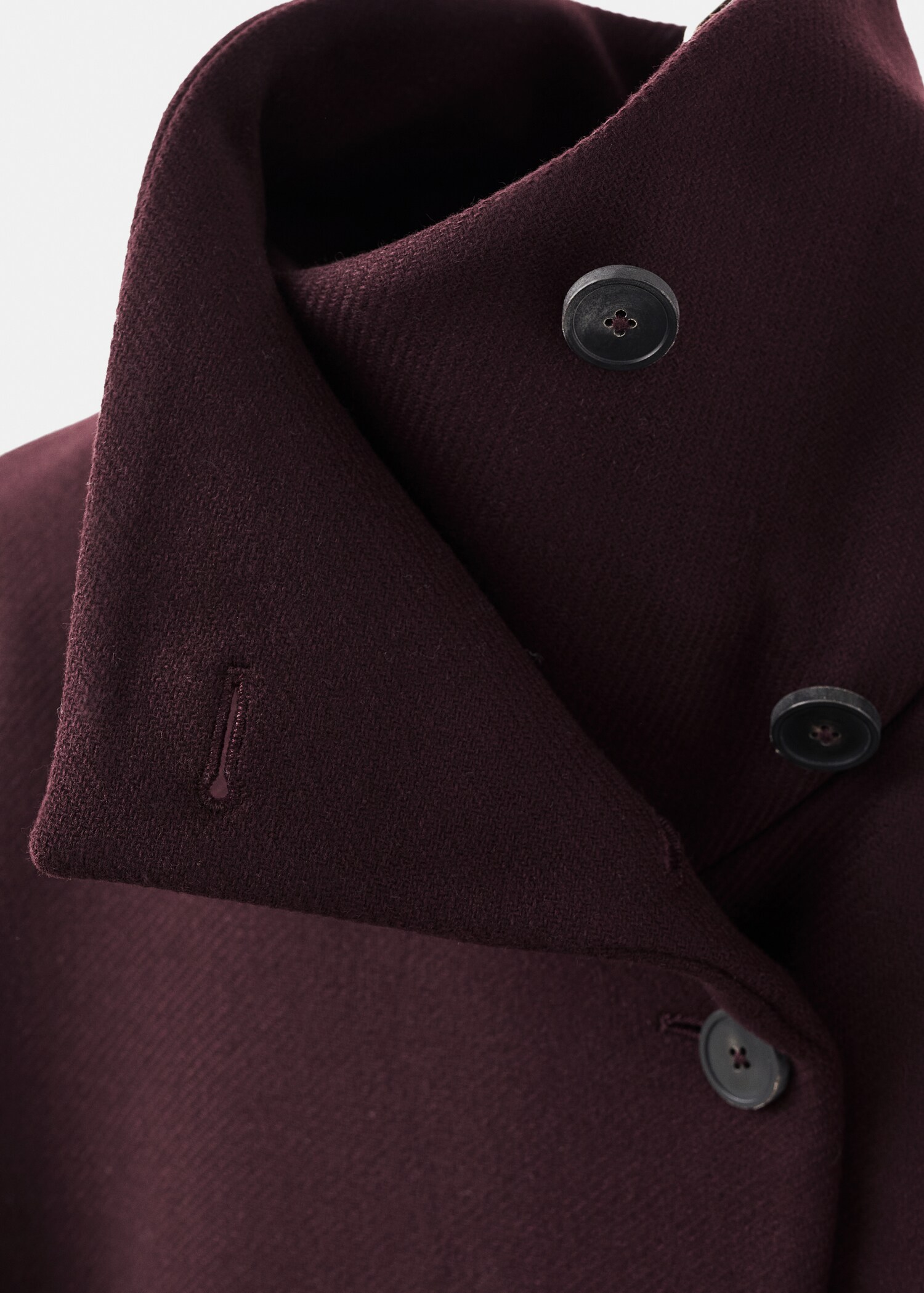 Manteco wool coat with belt - Details of the article 8