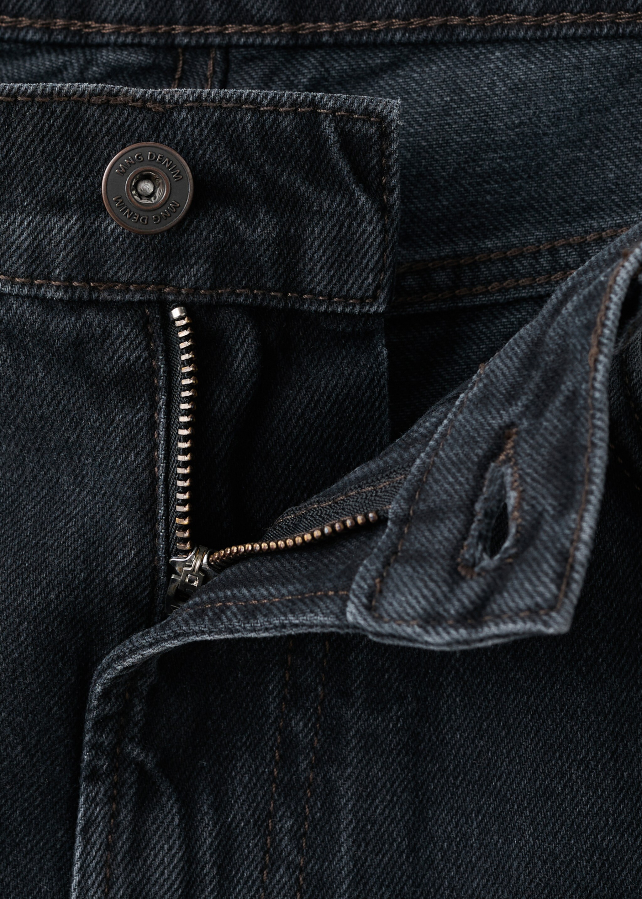 Jeans Lori tapered fit - Detalle del artículo 0, Denim negro. Ref: 17067883-01.