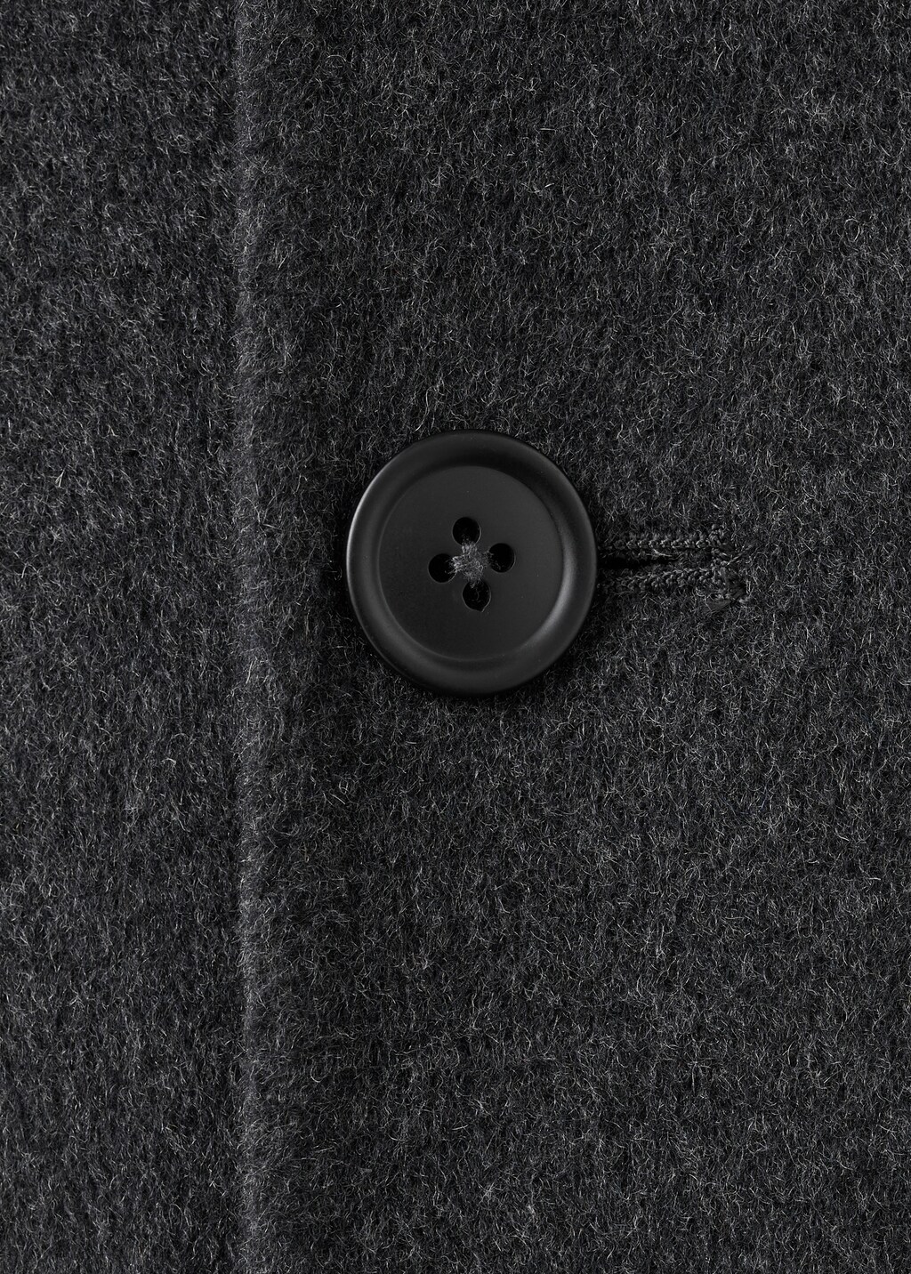 Handmade wool coat with hood