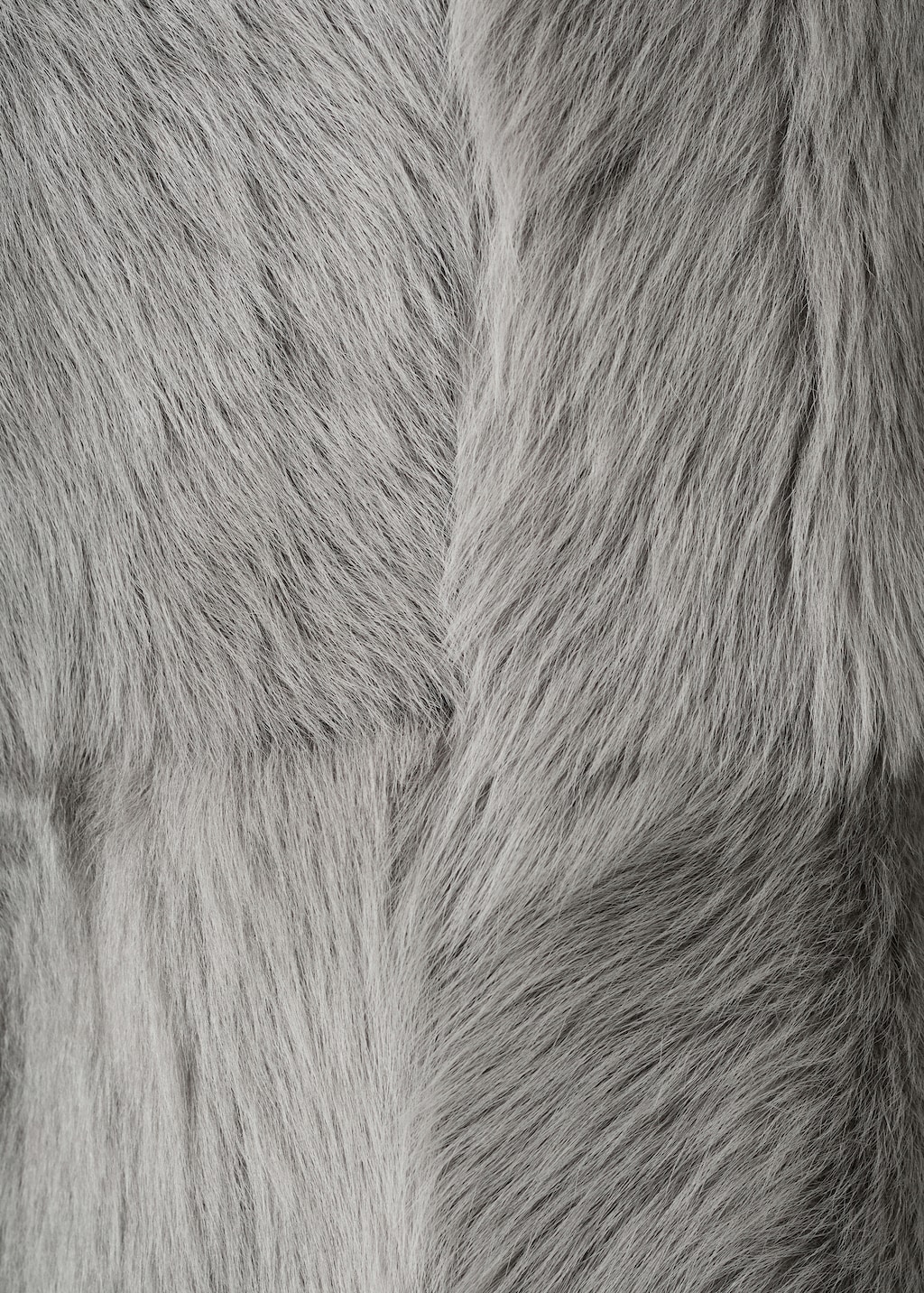 Reversible fur coat