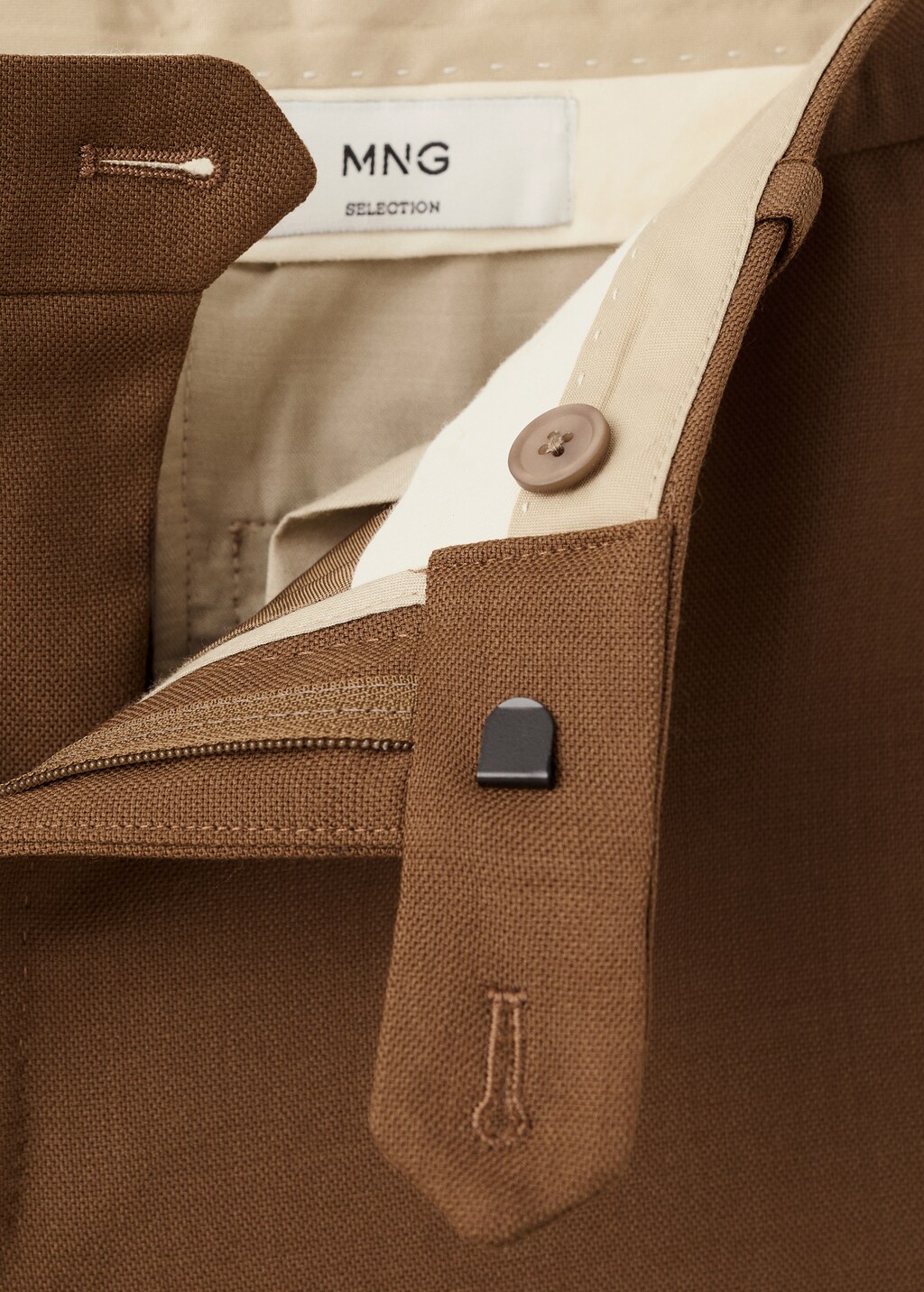 Italian wool flannel suit pants