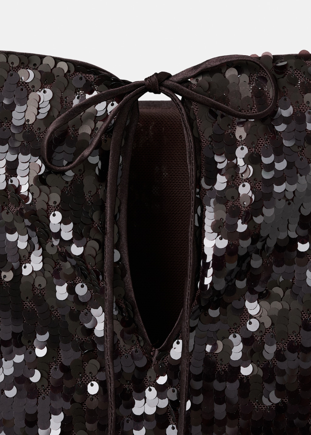 Bell-sleeved top with sequins