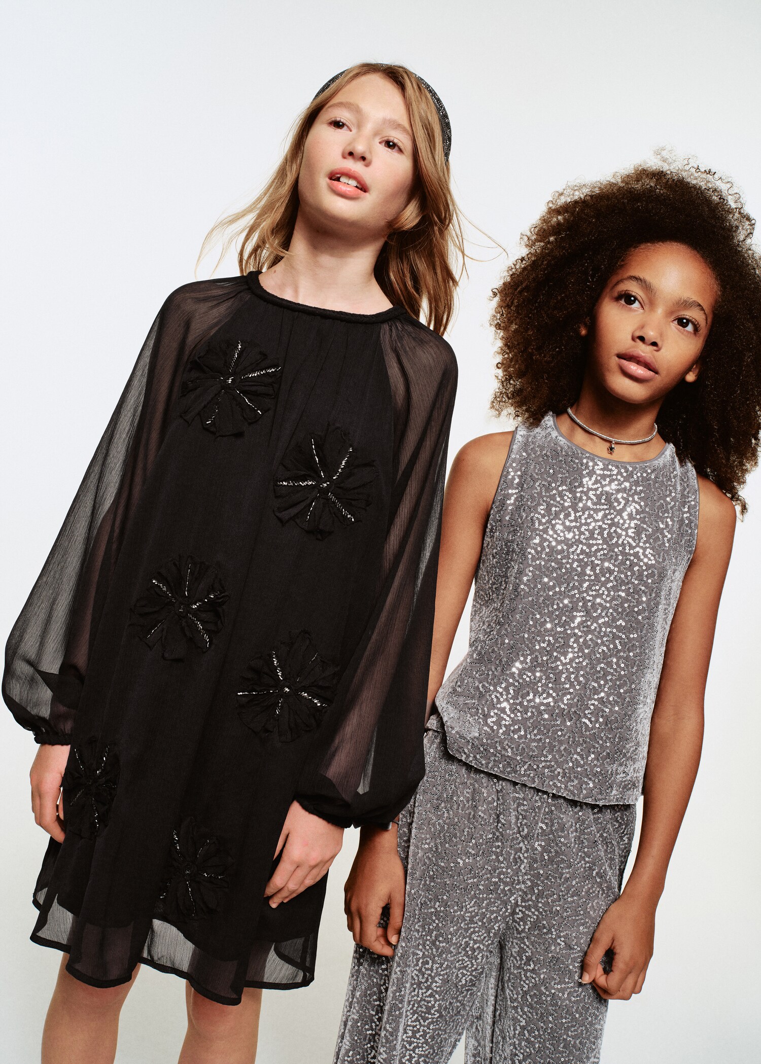 Floral embroidery dress - General plane