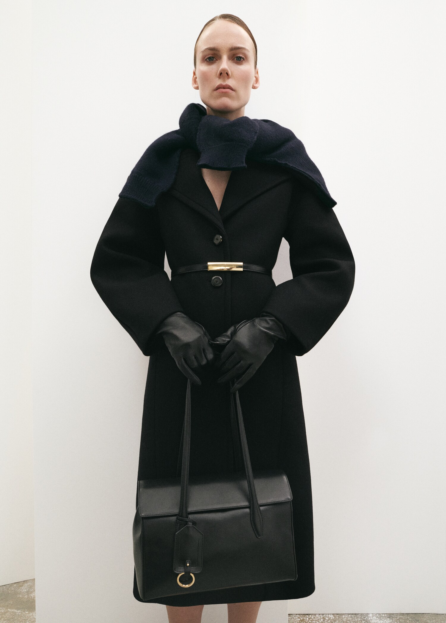 Structured wool coat - General plane