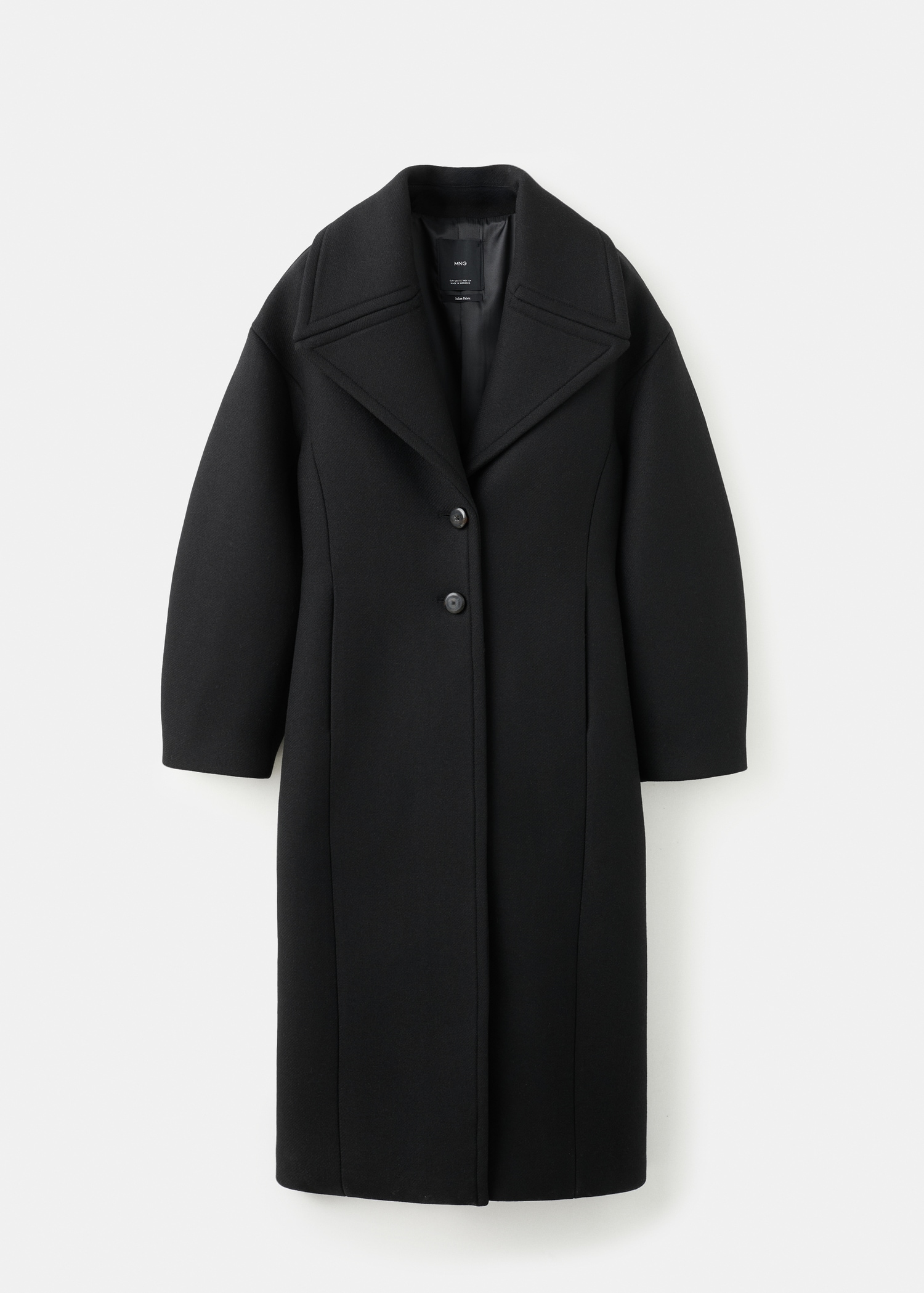 Structured wool coat - Article without model
