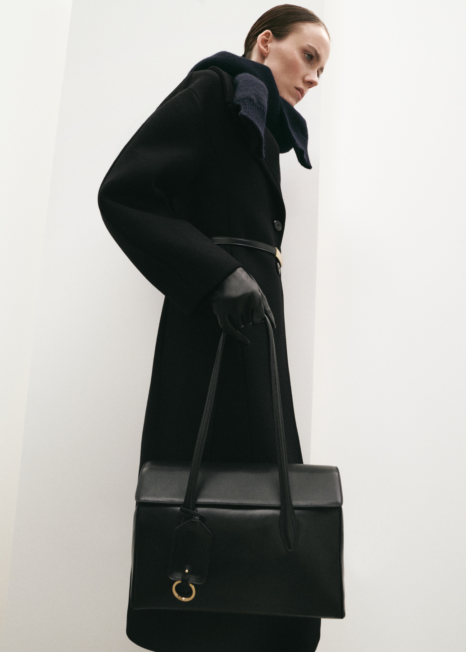 Structured wool coat - Details of the article 1