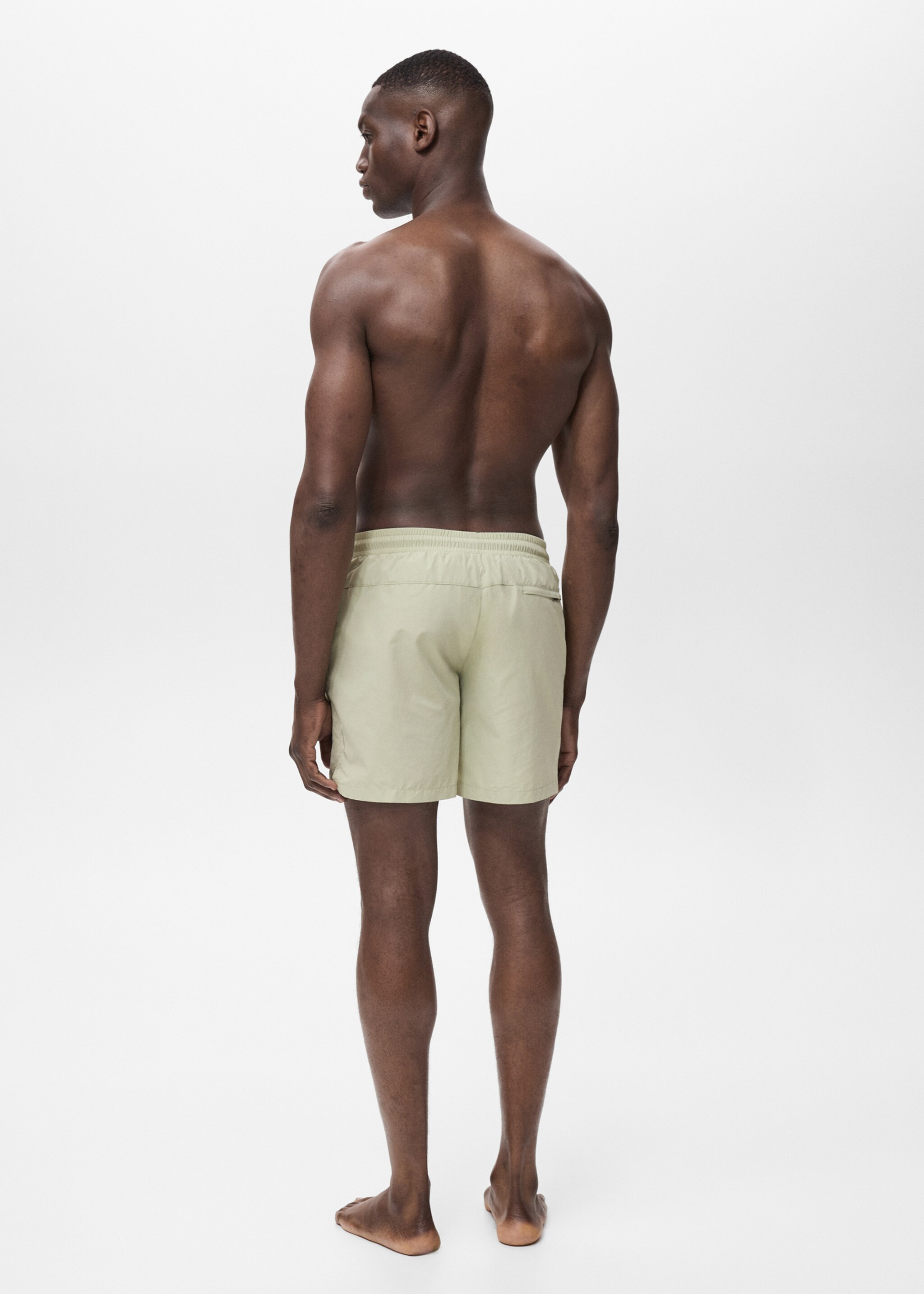 Swimsuit with zip pockets - Reverse of the article