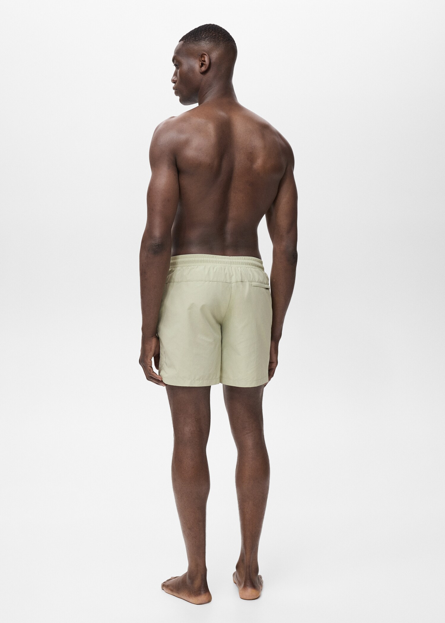 Swimsuit with zip pockets - Reverse of the article