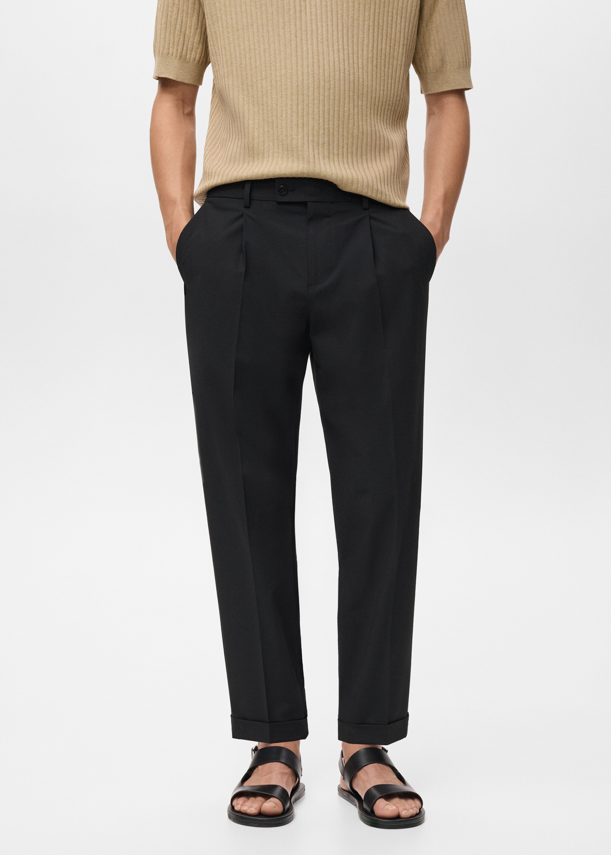 Pantalon costume Boston regular fit - Plan moyen