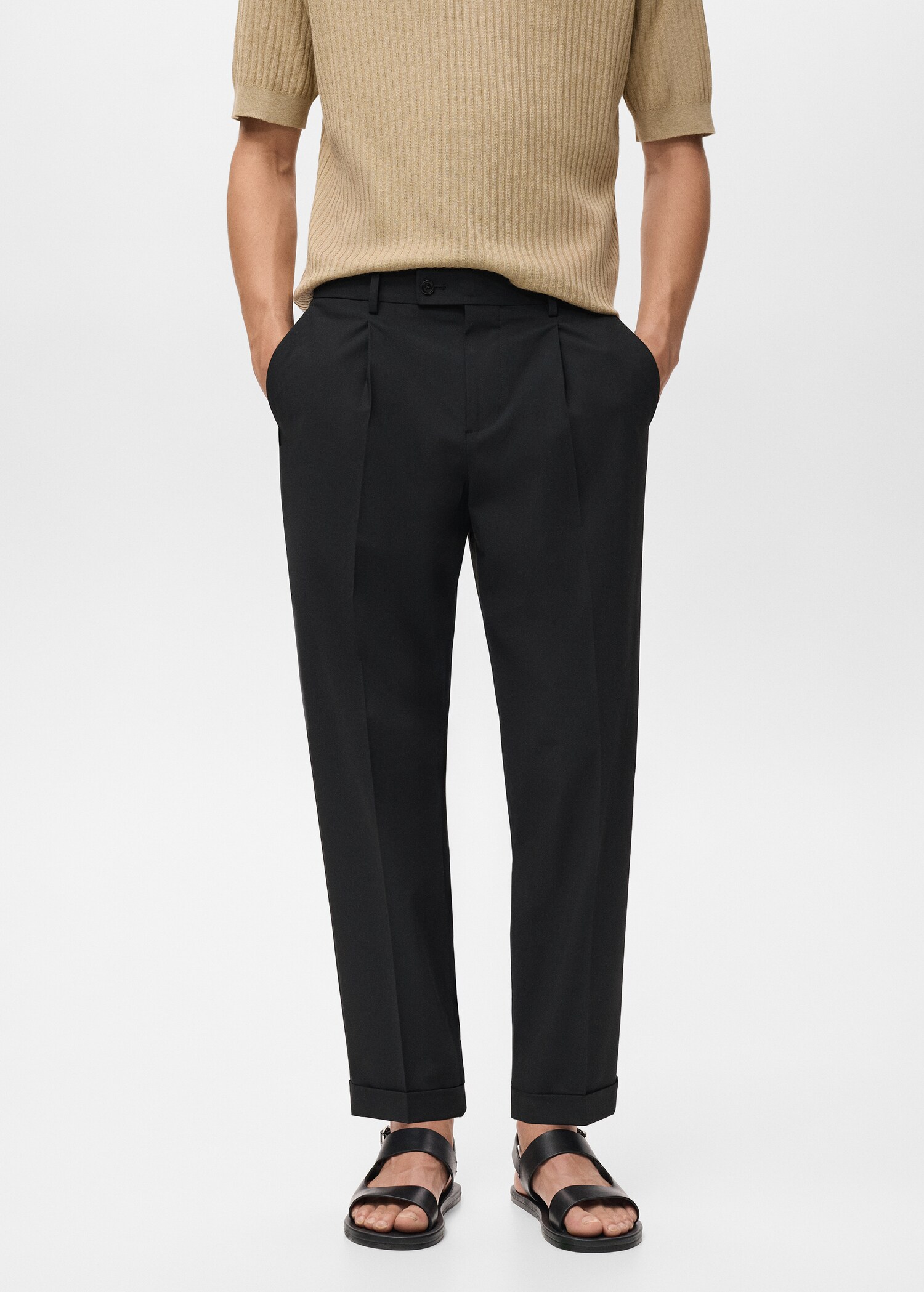 Pantalon costume Boston regular fit - Plan moyen