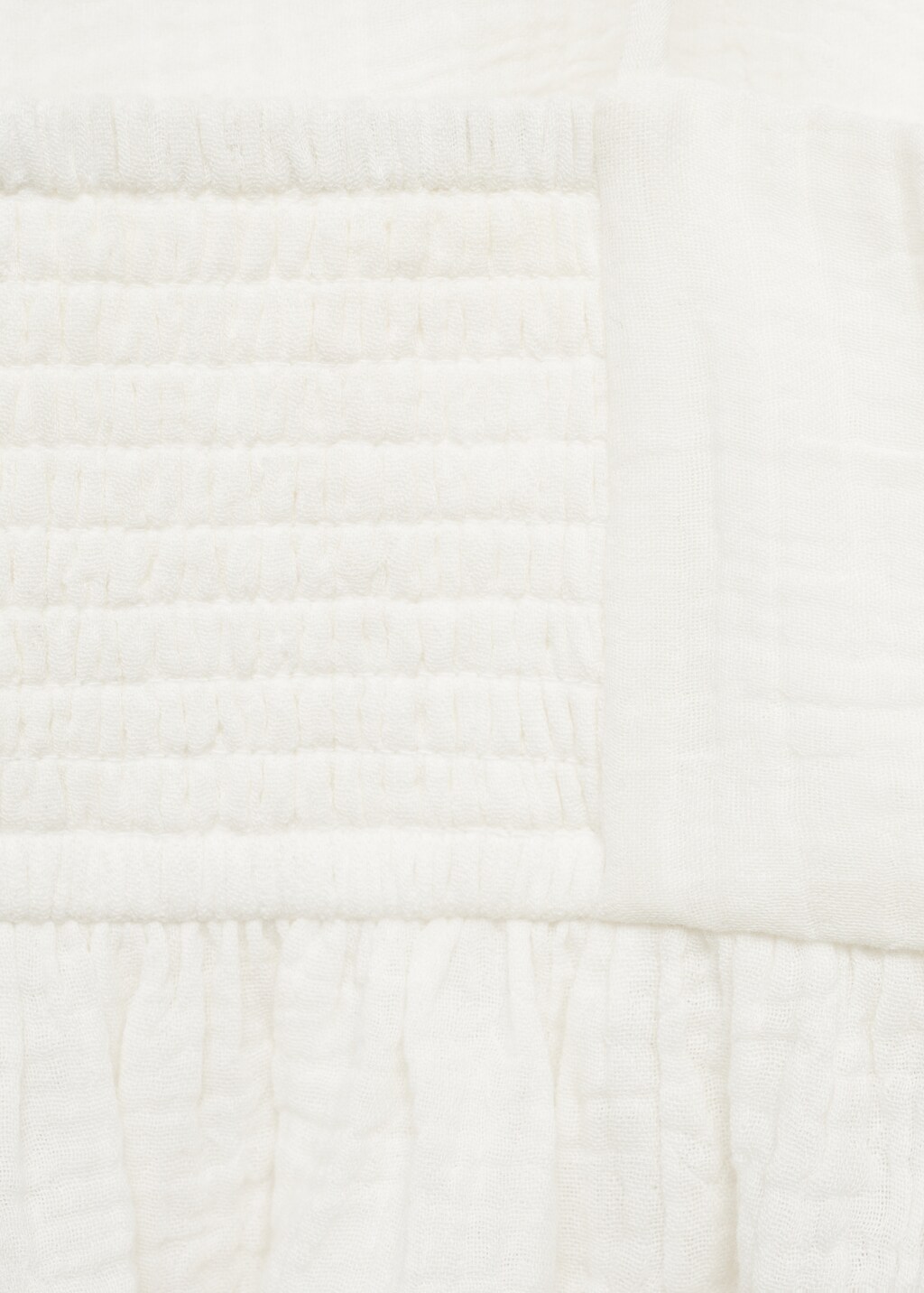 Cotton top with ruffles