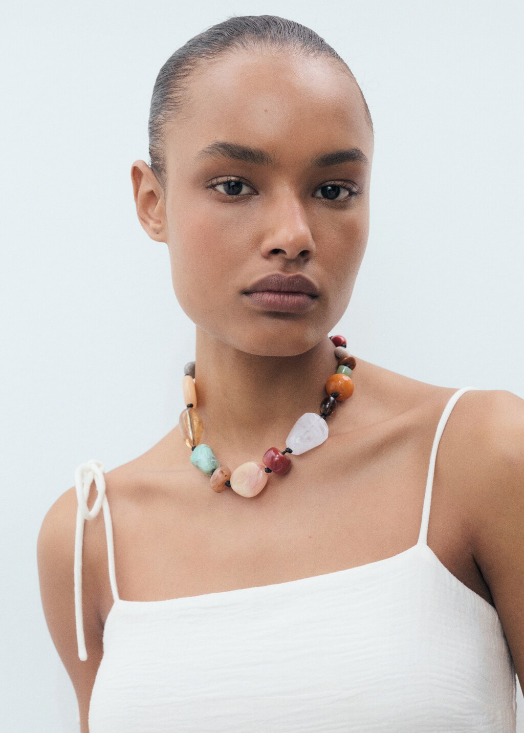 Cotton top with ruffles